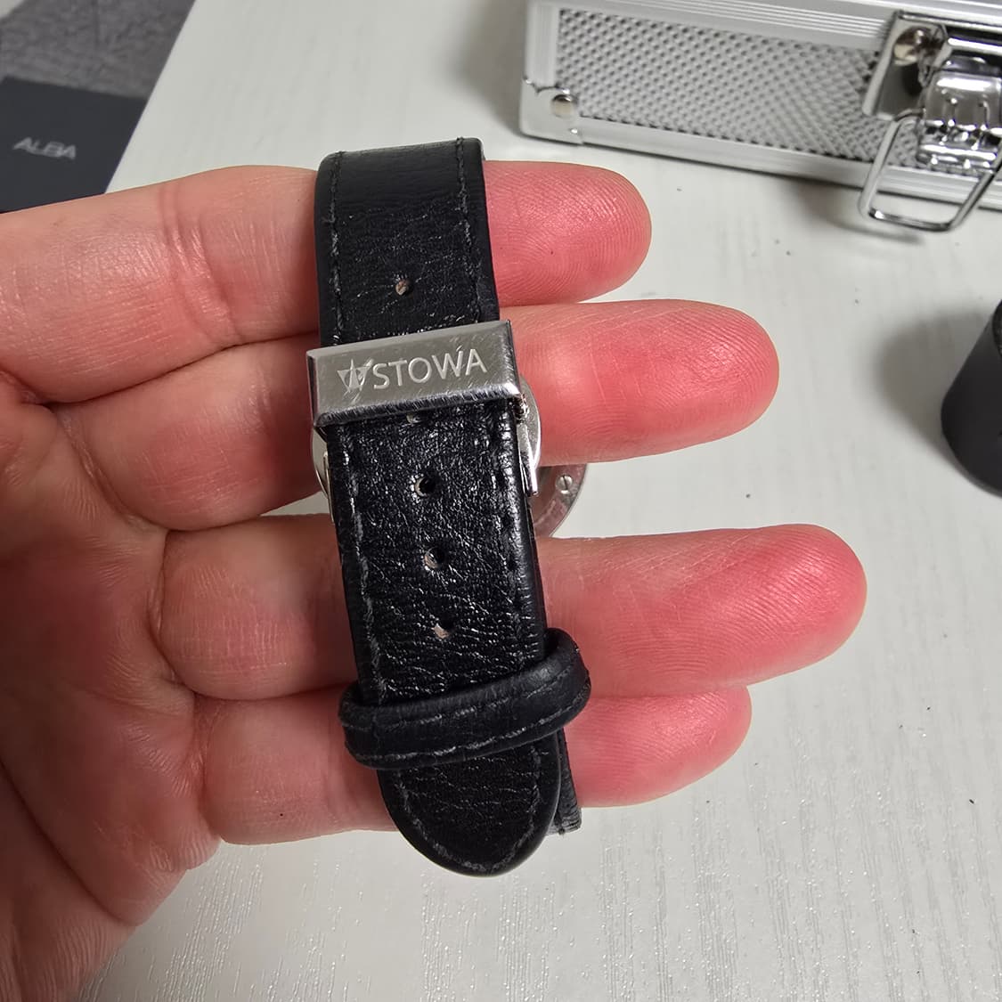 스토바 안테아ks 블루핸즈 기계식 시계 상품이미지5