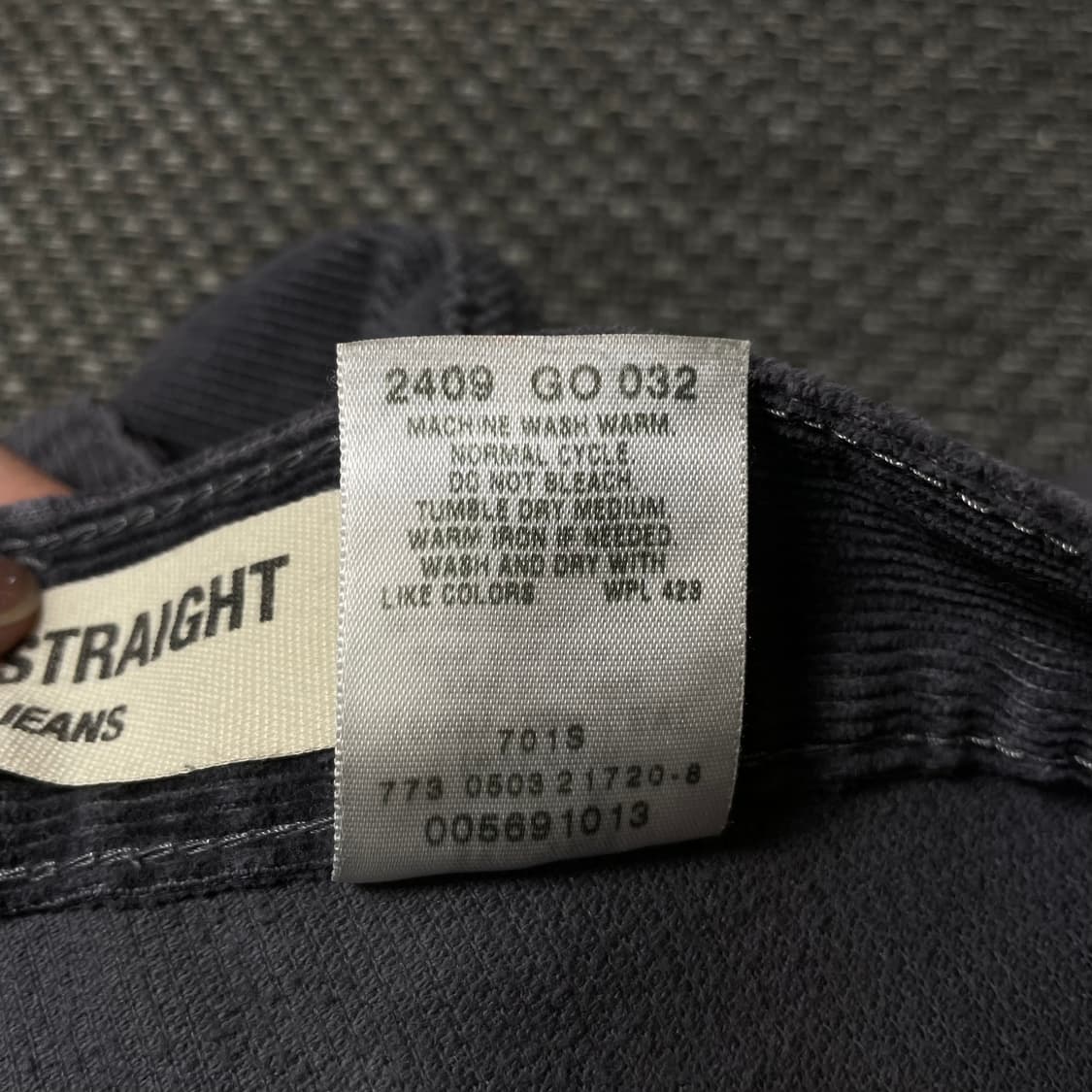 (30) 리바이스 569 그레이 코듀로이 팬츠 상품이미지8