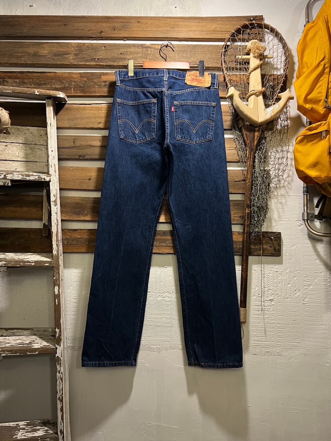 [33]00's 리바이스 501 USA 생지 스트레이트 데님 팬츠 상품이미지2