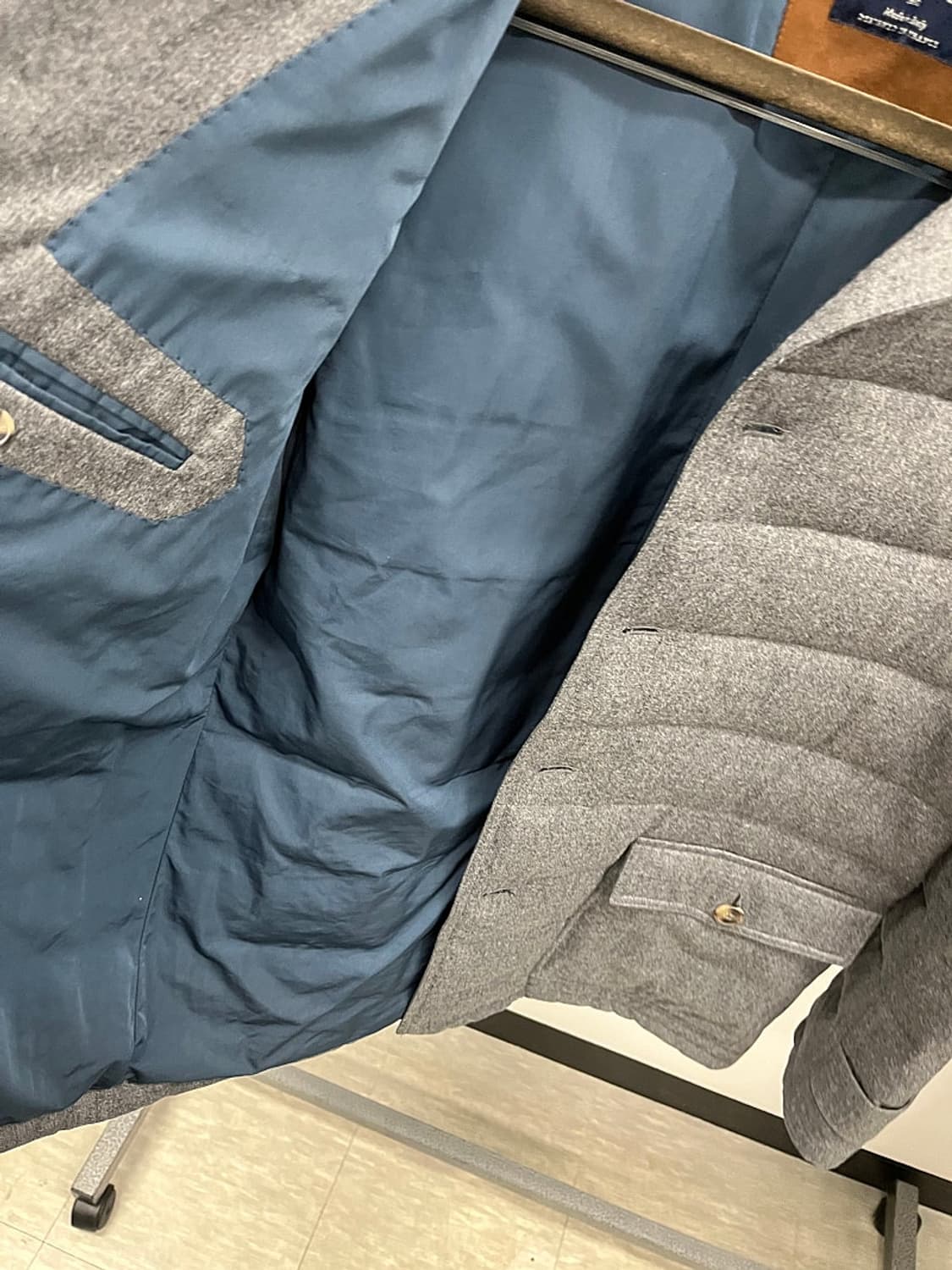 105-110) 브로이어 브라운 울 패딩자켓 상품이미지5