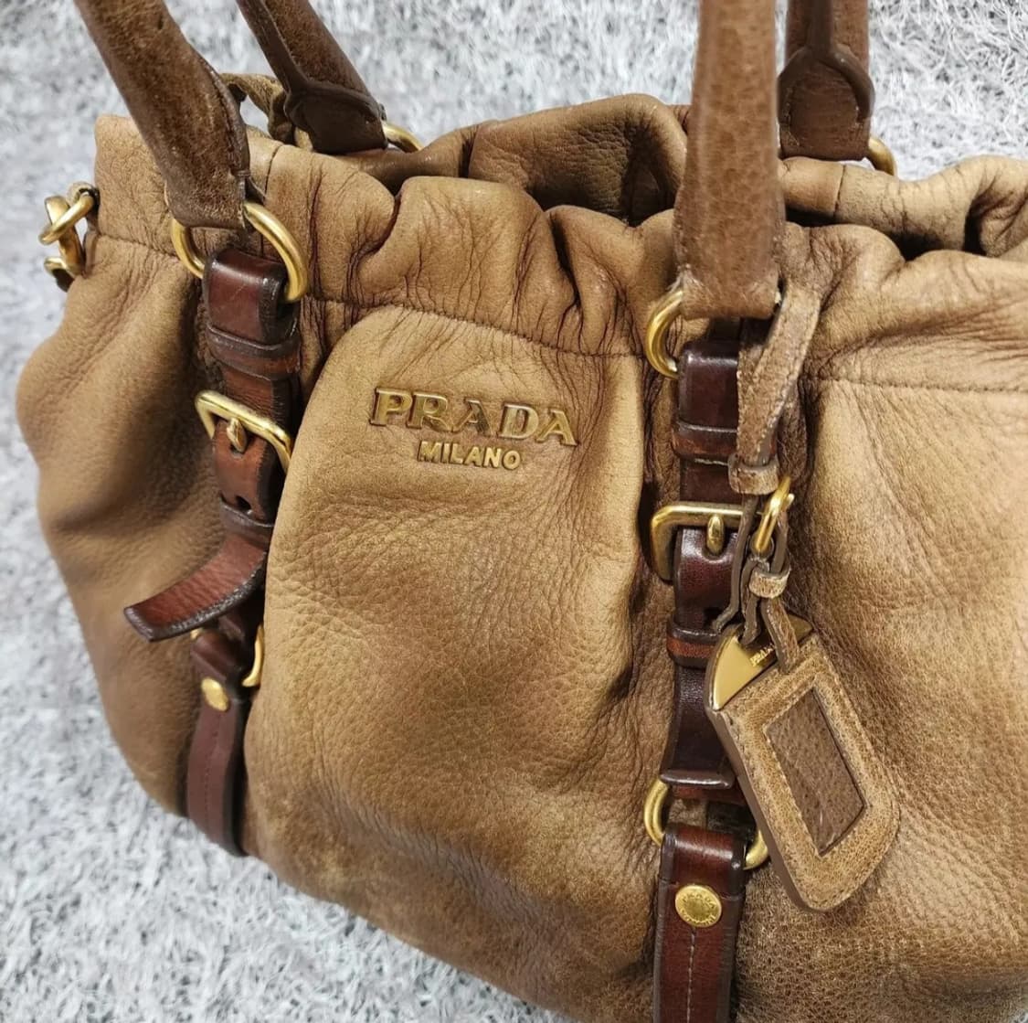 프라다 레더 숄더백 상품이미지6