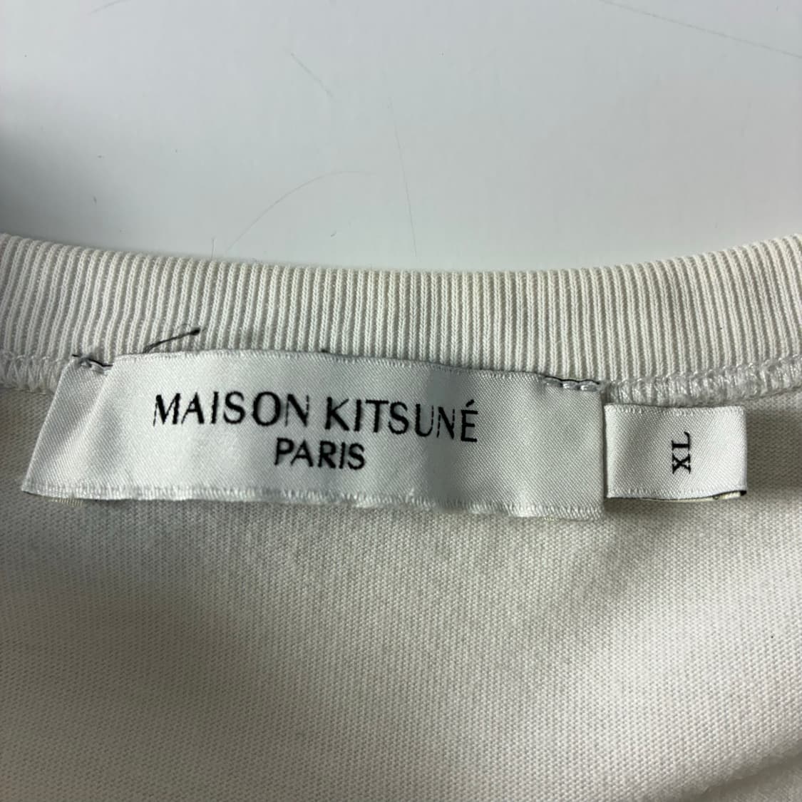 Maison kitsune  메종키츠네 폭스헤드 코튼 화이트 반팔티  상품이미지3