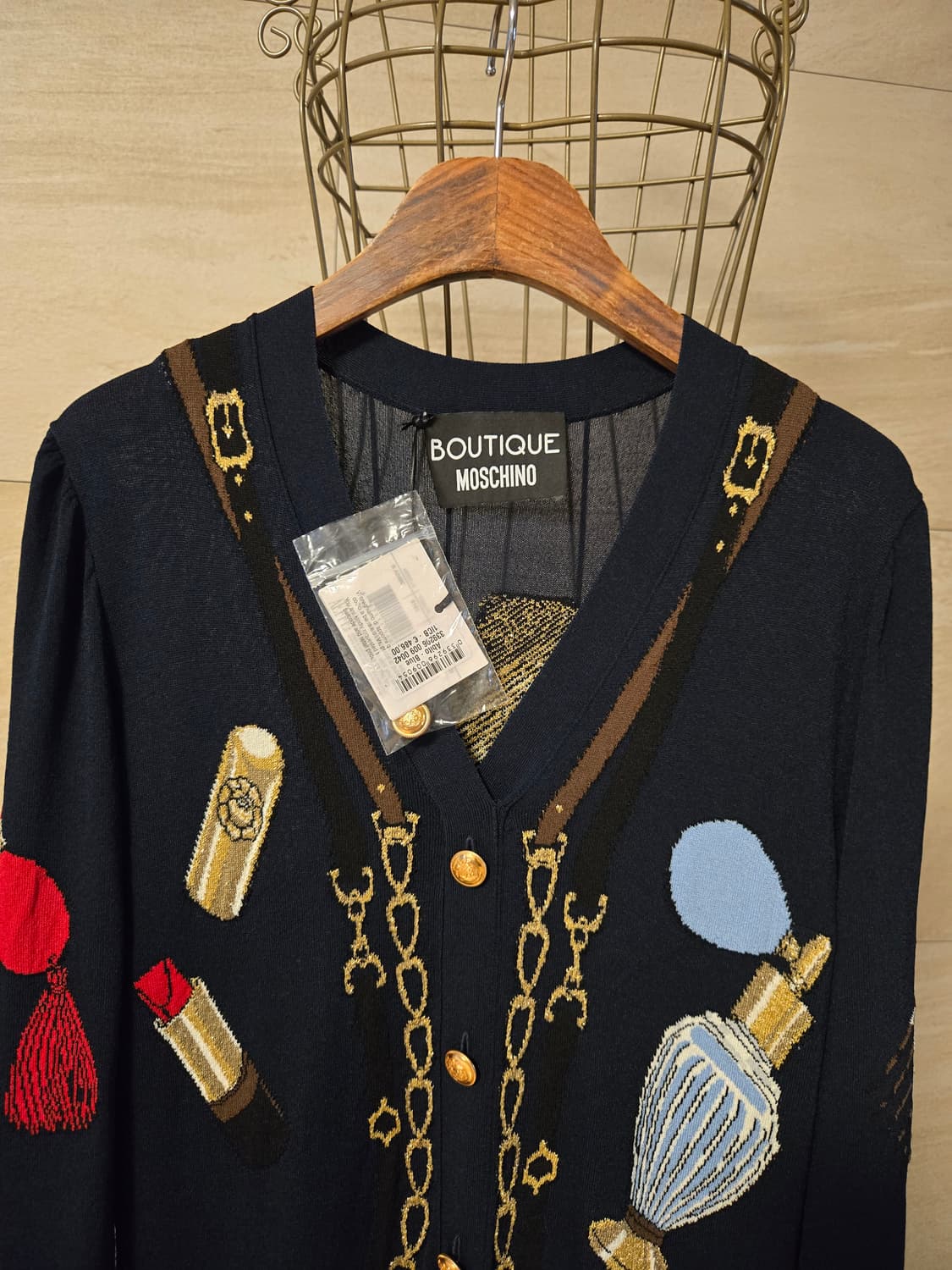 [미착용/42] 모스키노 플리츠 니트 원피스 상품이미지6