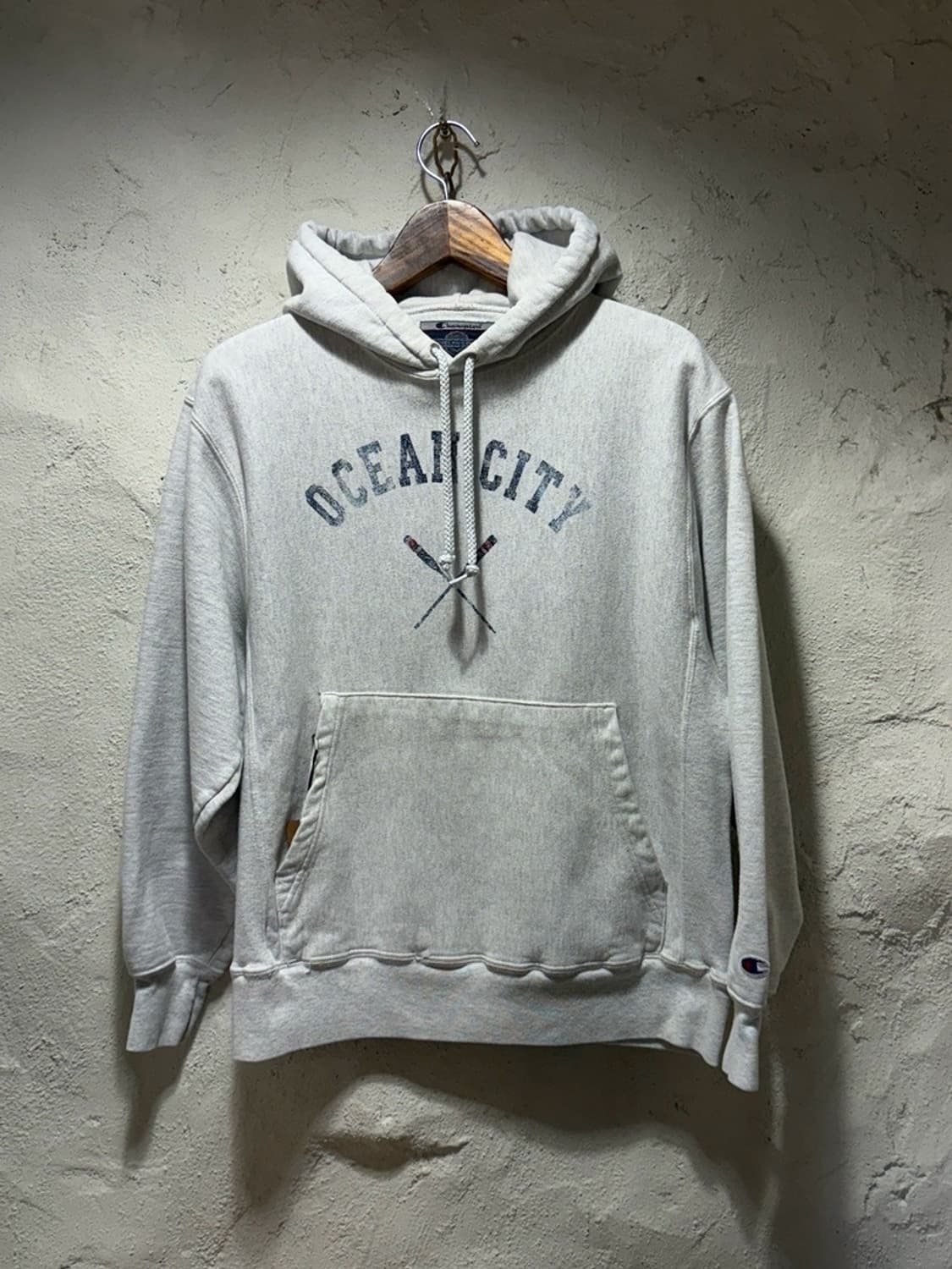 Champion 챔피온 리버스위브 오션시티 프린팅 후디 스웻 상품이미지1