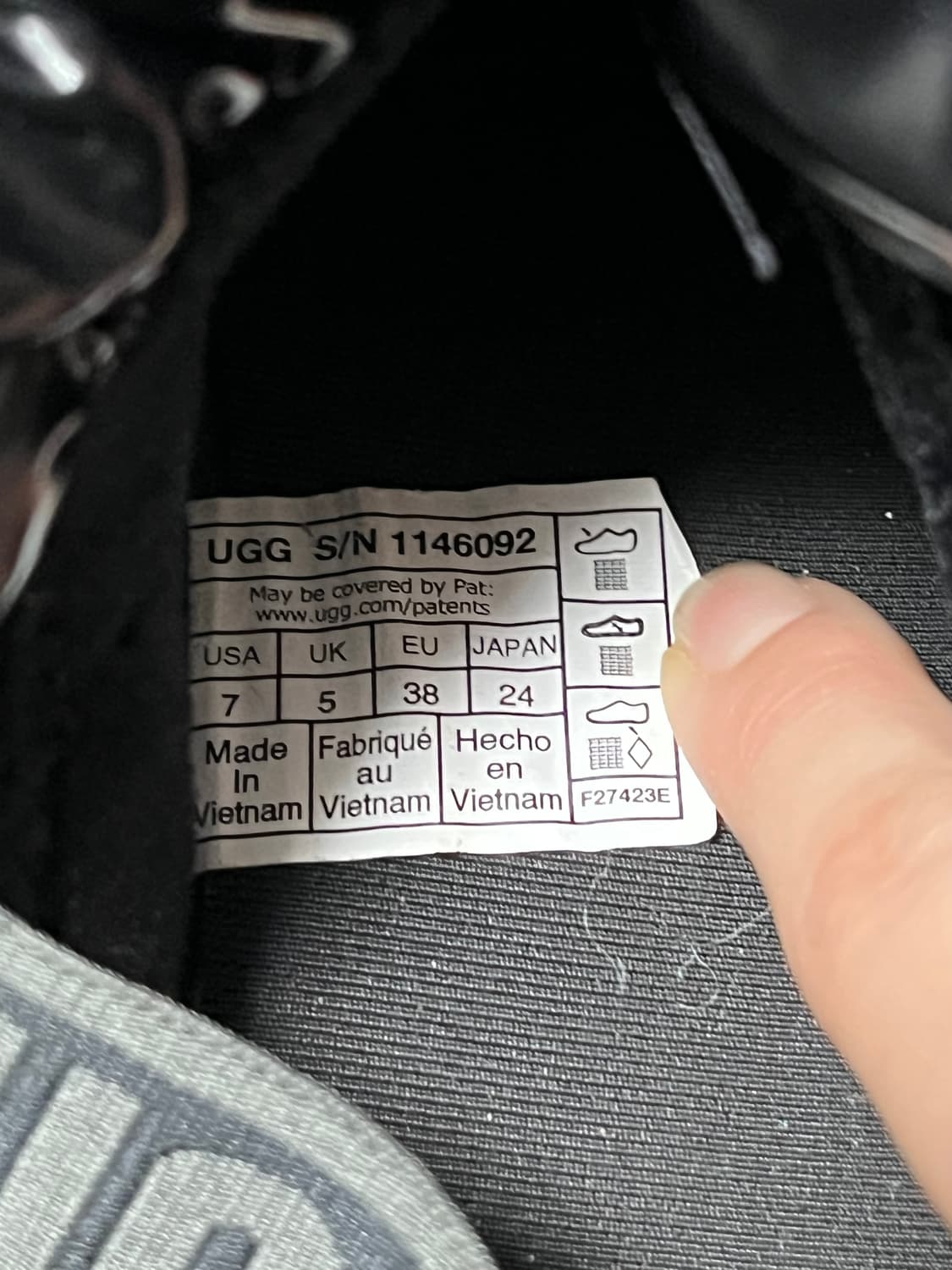 W) 어그 스페이스슬라이더 슬리퍼 블랙-240 상품이미지10