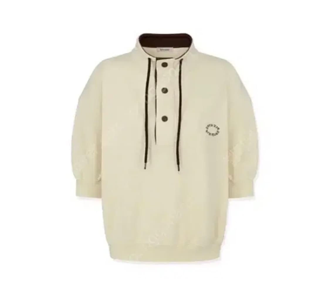 아비에무아 스냅버튼 스웻셔츠 베이지 2사이즈 1회착 상품이미지1