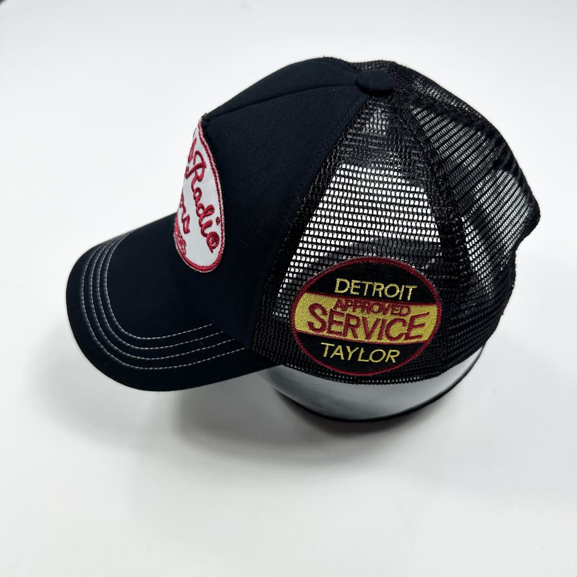 VTG 빈티지 스티치 메쉬 트러커캡 블랙 상품이미지4