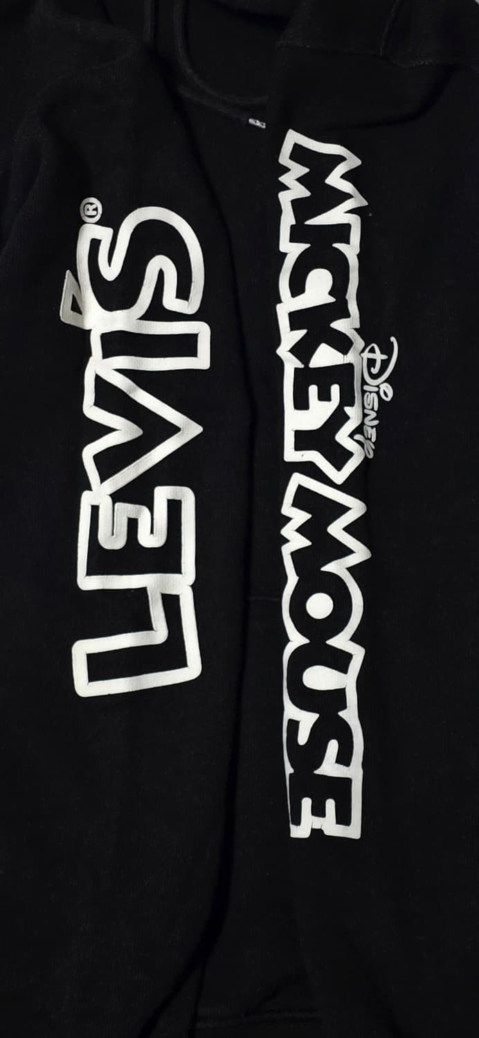 90주념 기념 협업 리바이스 x 미키마우스 후드티 블랙 M 상품이미지7