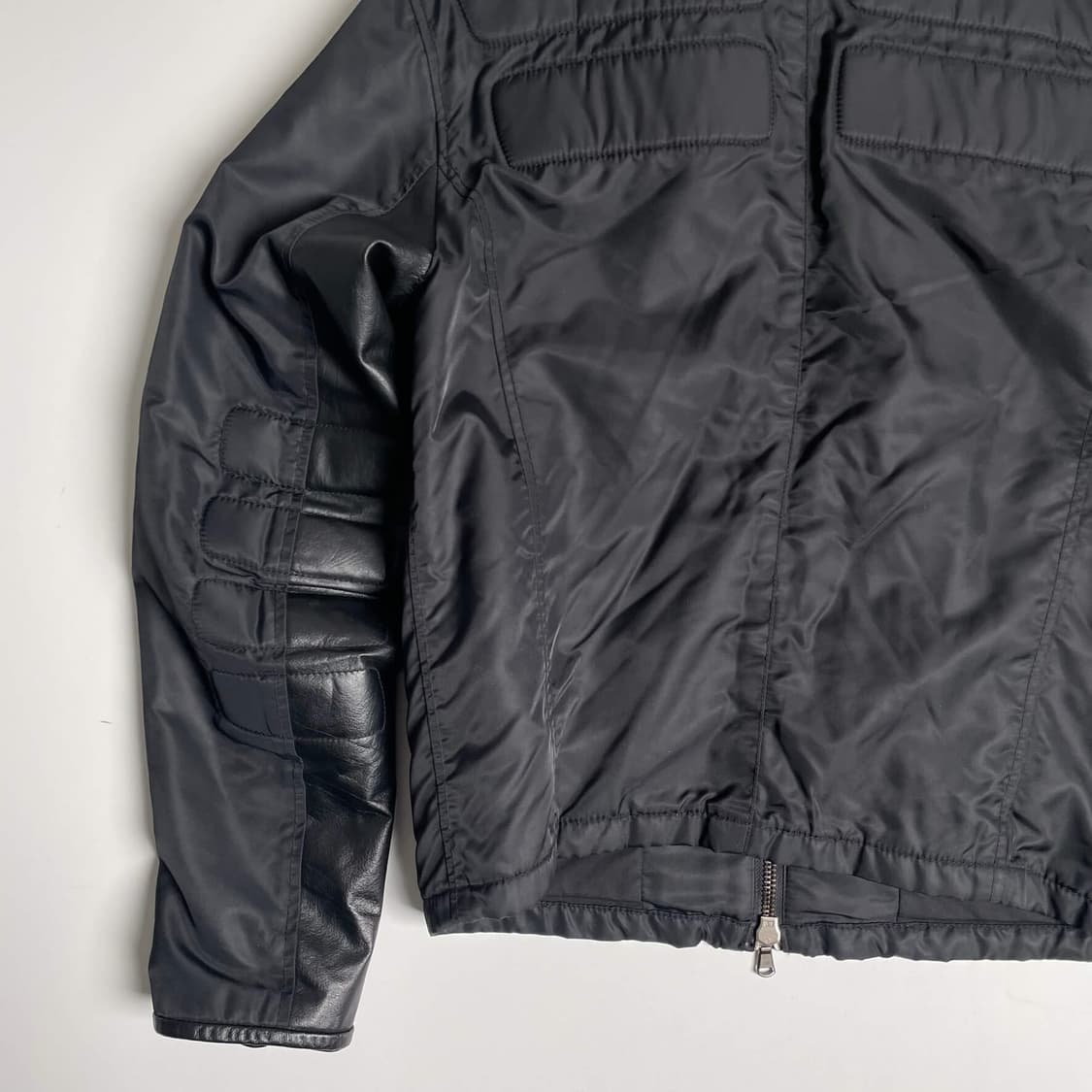 Emporio armani 레더 블럭 자켓 상품이미지9