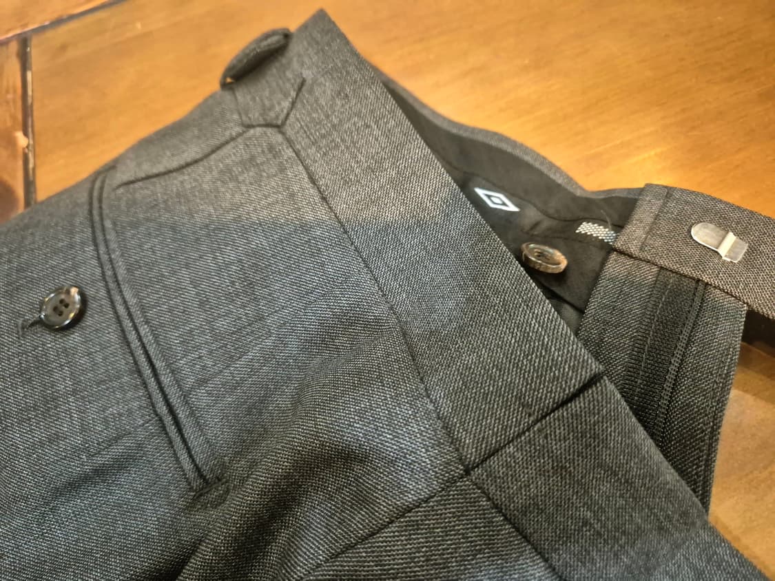 차콜그레이 울 슬랙스 상품이미지5