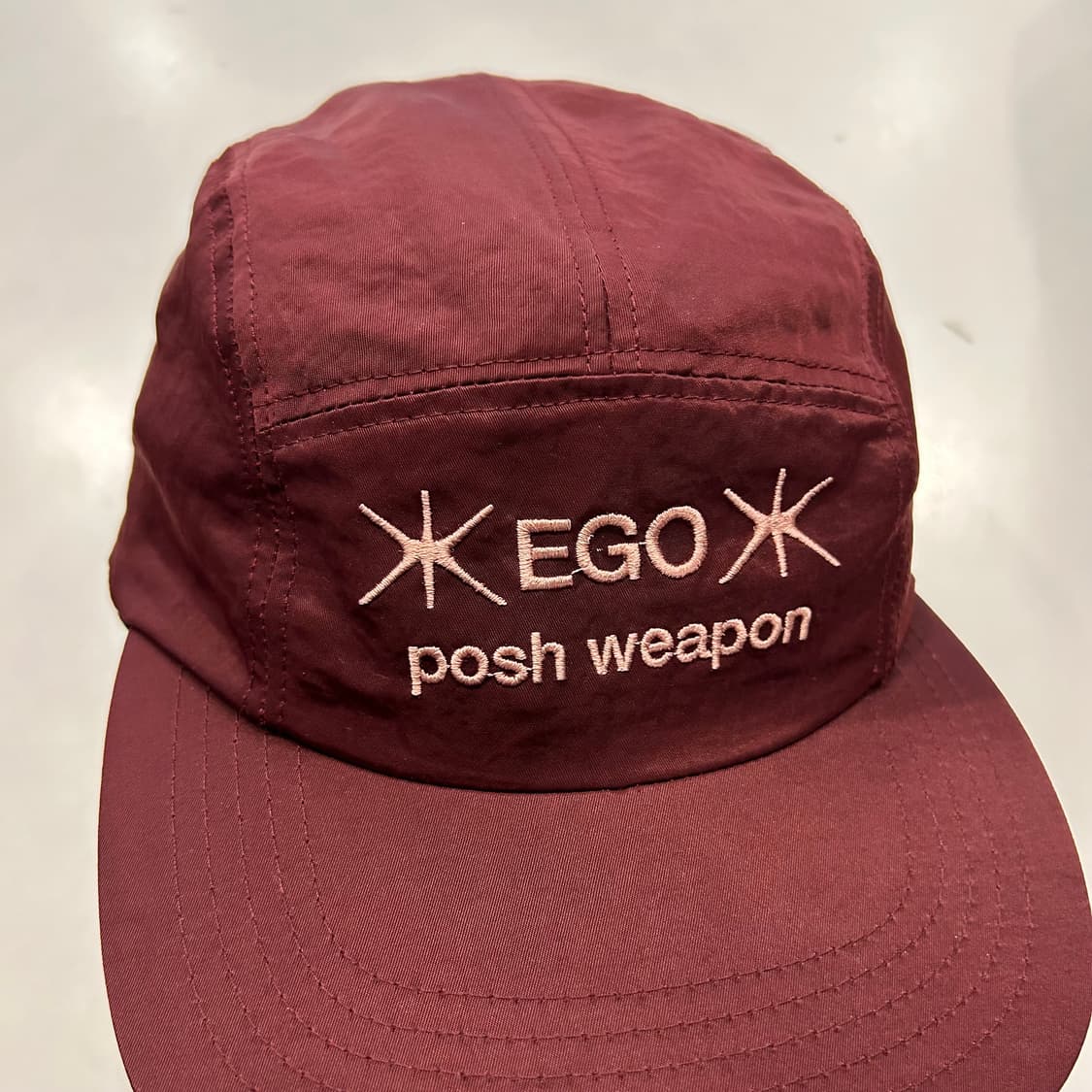 YUNSE 윤세 EGO 나일론 캠프캡 버건디 상품이미지4