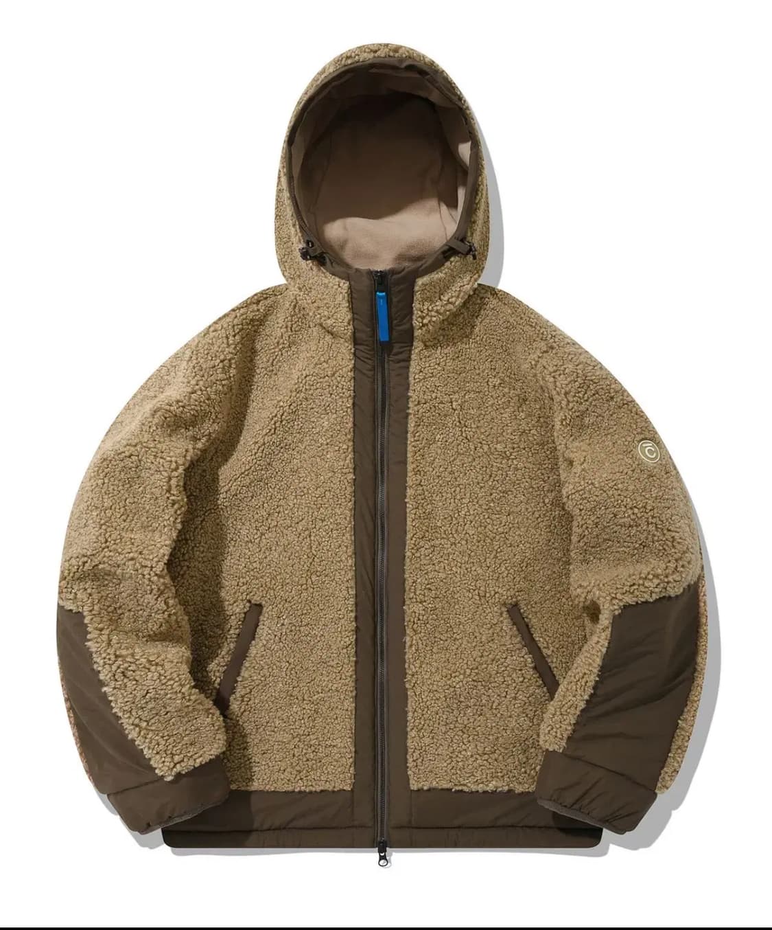 커버낫 예티 플리스 웜업 자켓 베이지 L사이즈 상품이미지1