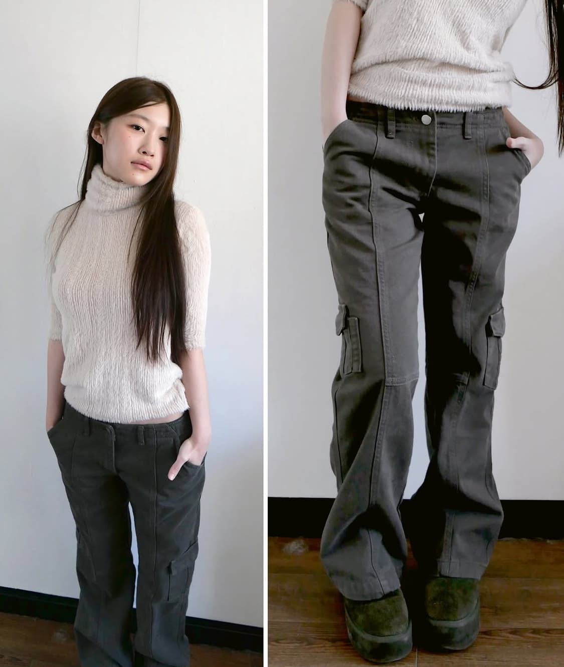택포) 베이비랩 mild cargo low pants 상품이미지2