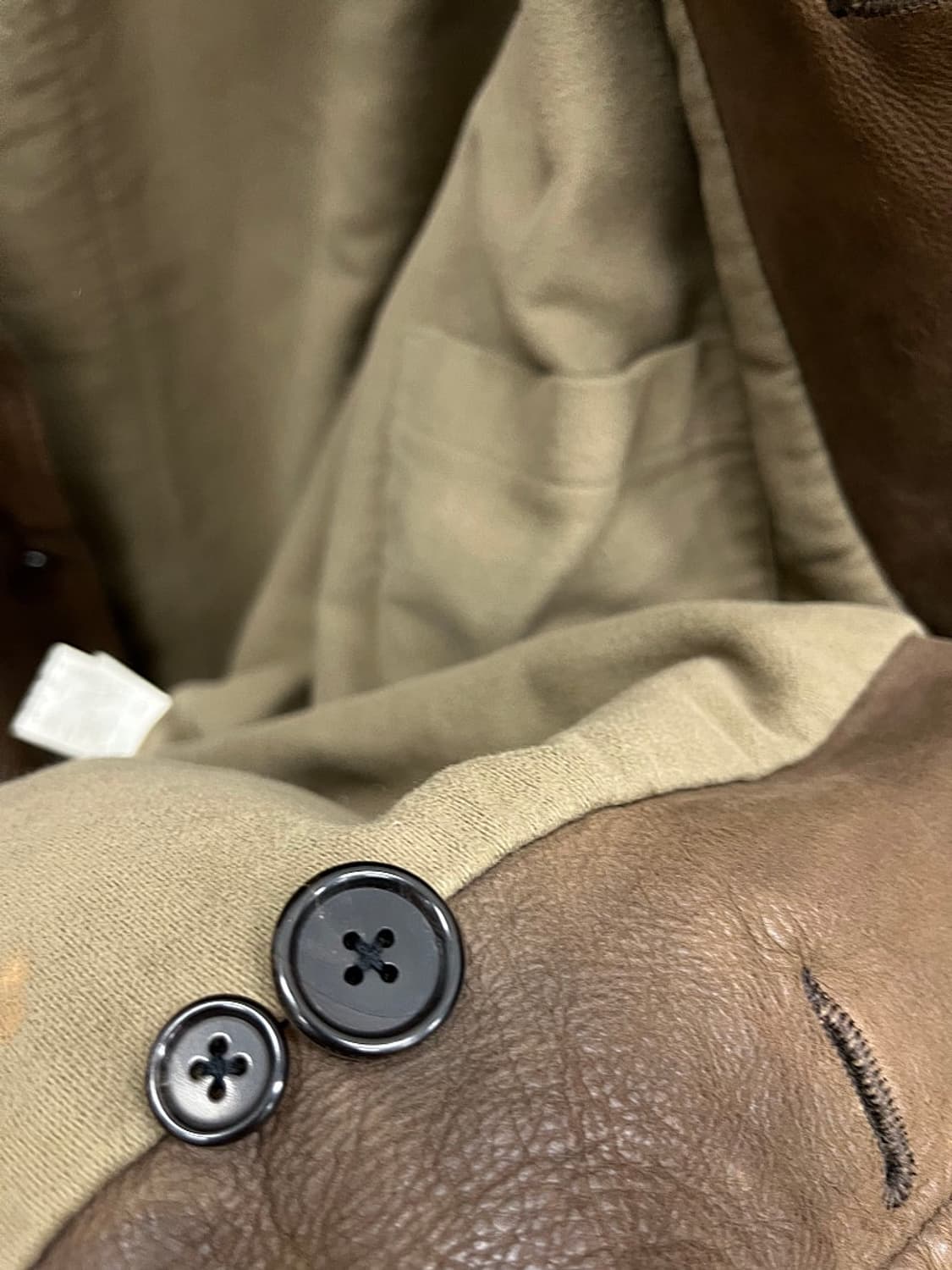 100-105) 폴로 90s 레더 블레이져  상품이미지8