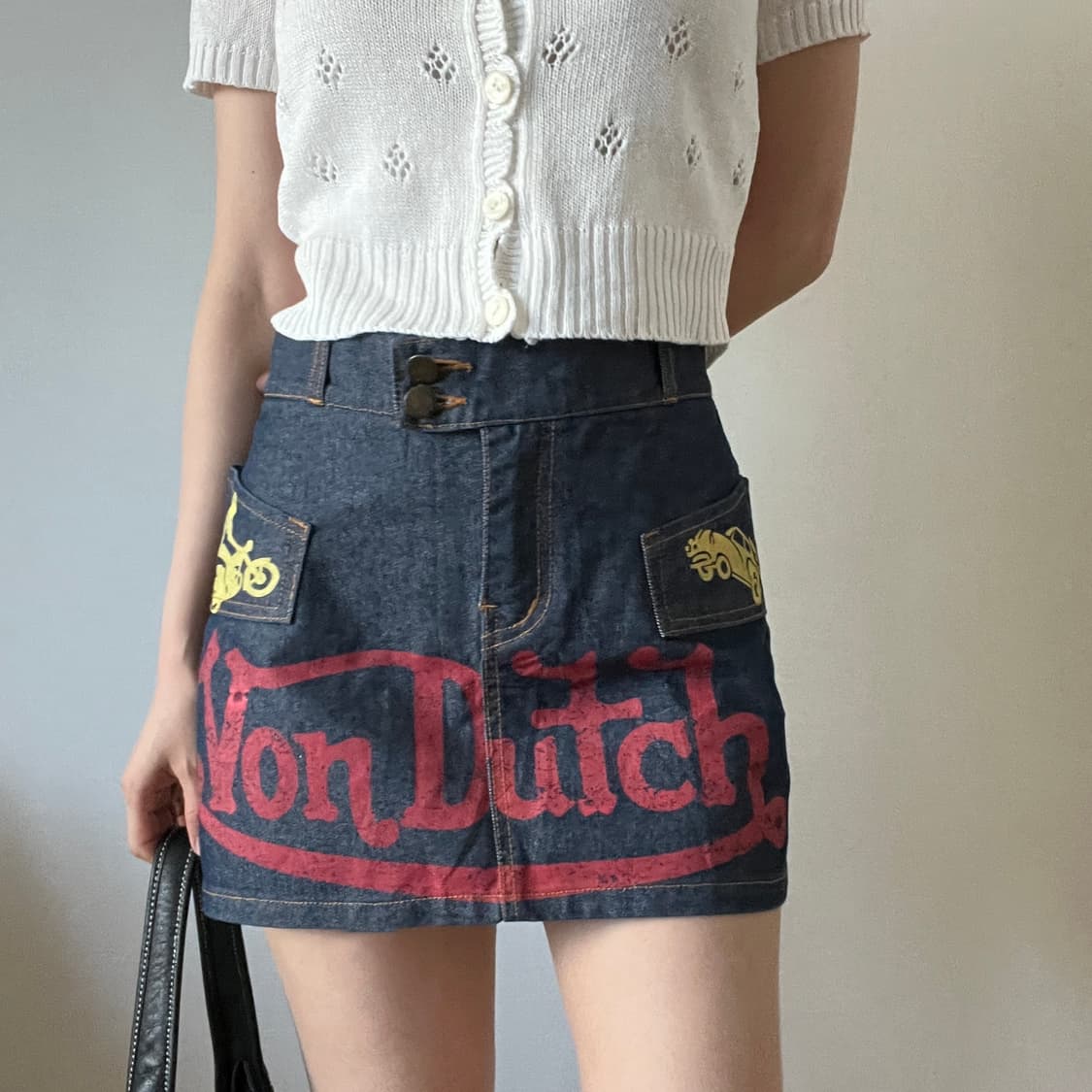 Von Dutch denim cotton 100% skirt 상품이미지2