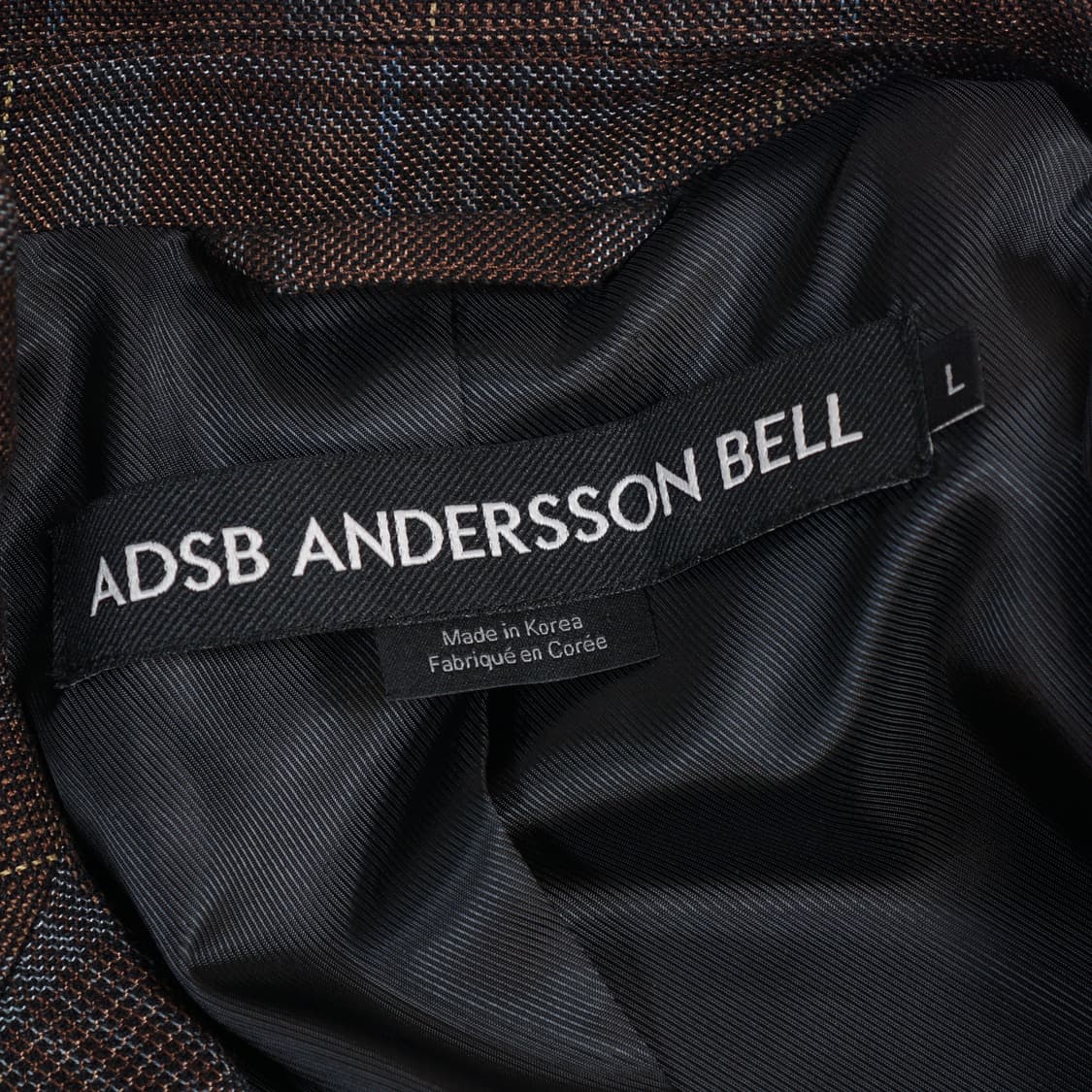 앤더슨벨 소이 체크 더블자켓 상품이미지9