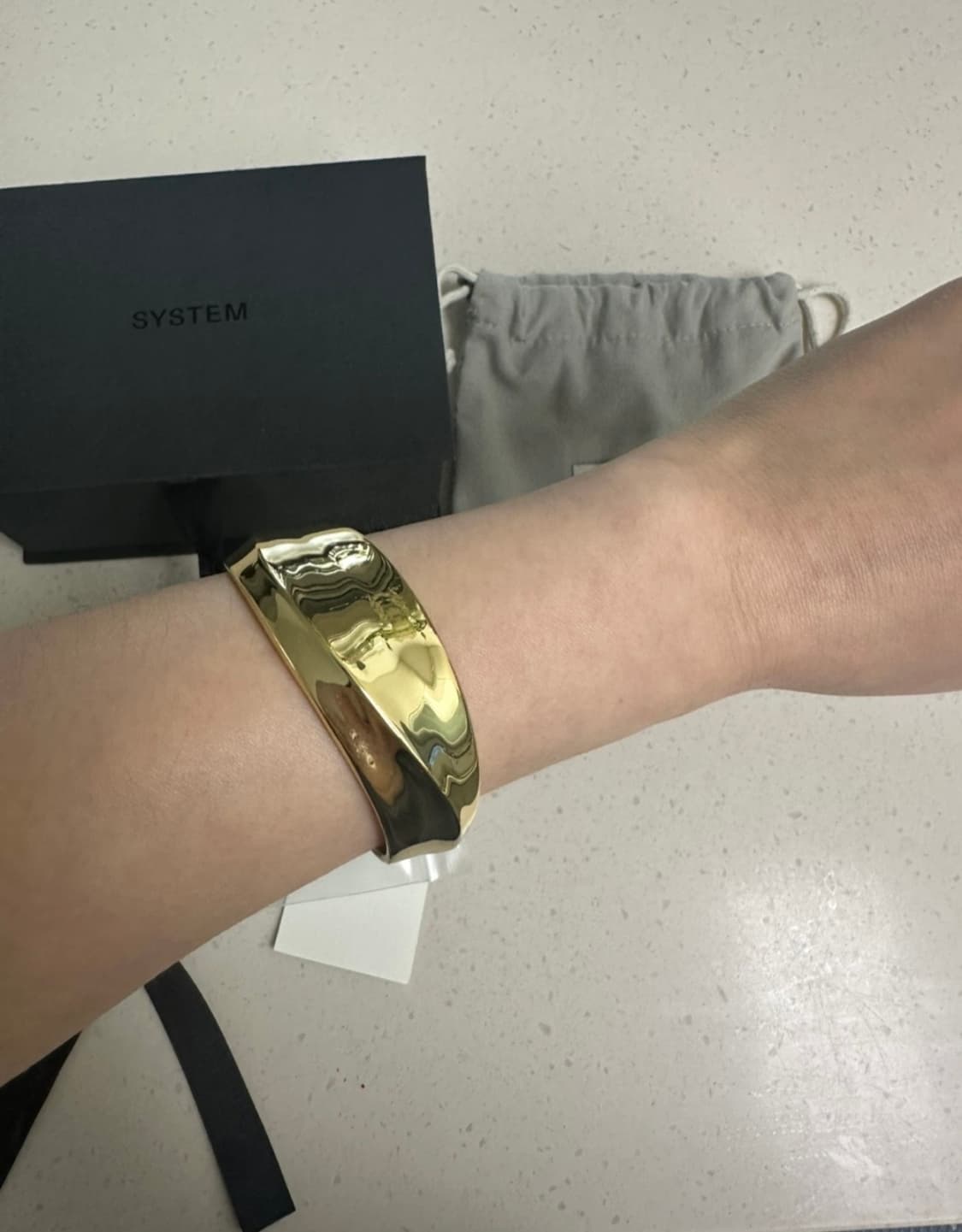 Handsome System Brass Gold Bracelet 상품이미지1