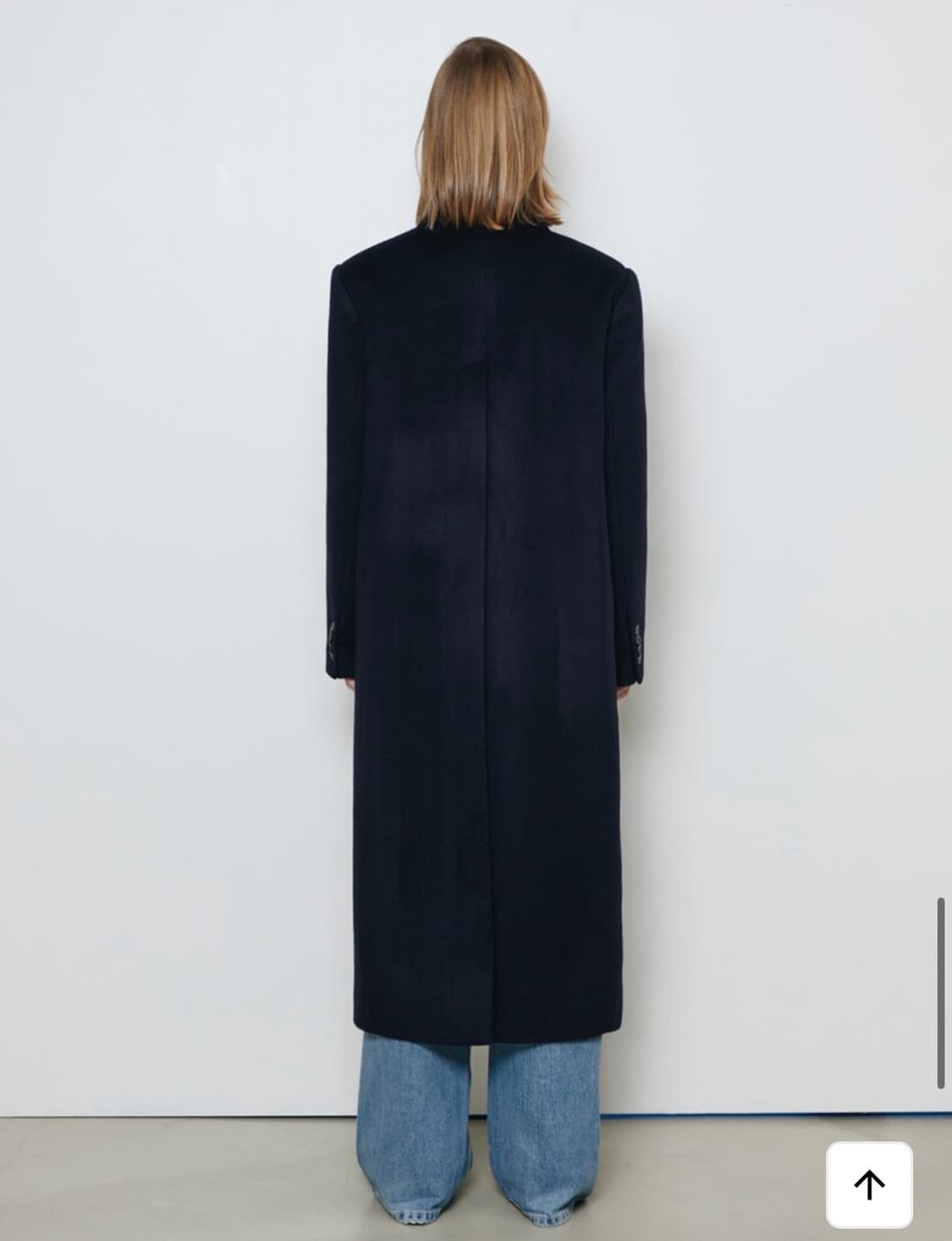 리파인드902  Cashmere 2-way 더블코트 네이비m 상품이미지3