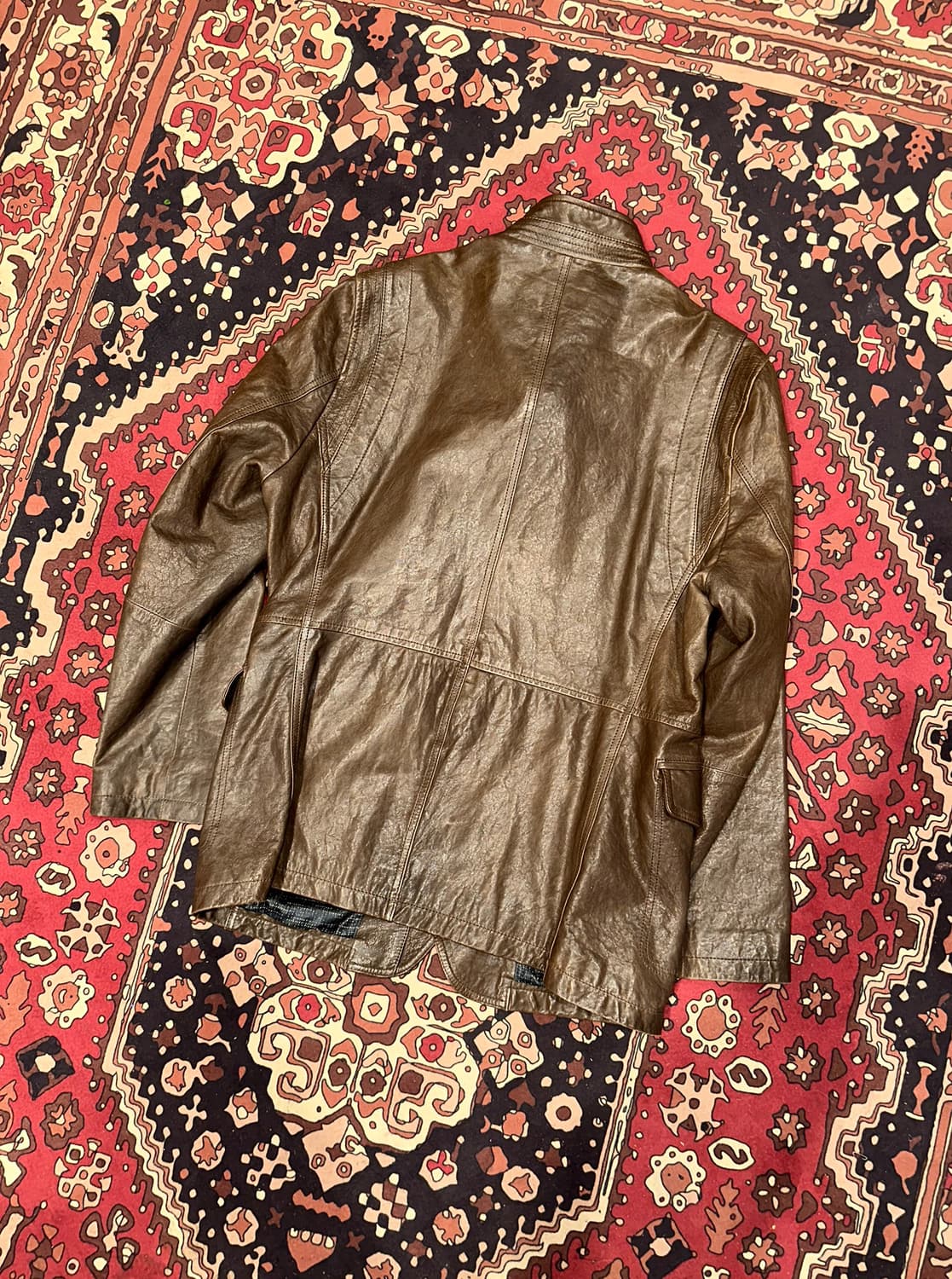 ( L ) 올젠가죽 가죽자켓 레더자켓 아메카지 워크웨어 가죽카코트 상품이미지4