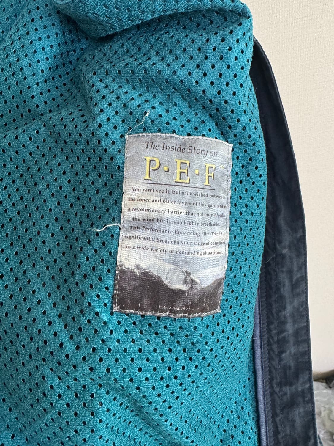 L 파타고니아 90s USA 레트로 딥 파일 베스트 잉크 블루 퍼플 상품이미지6