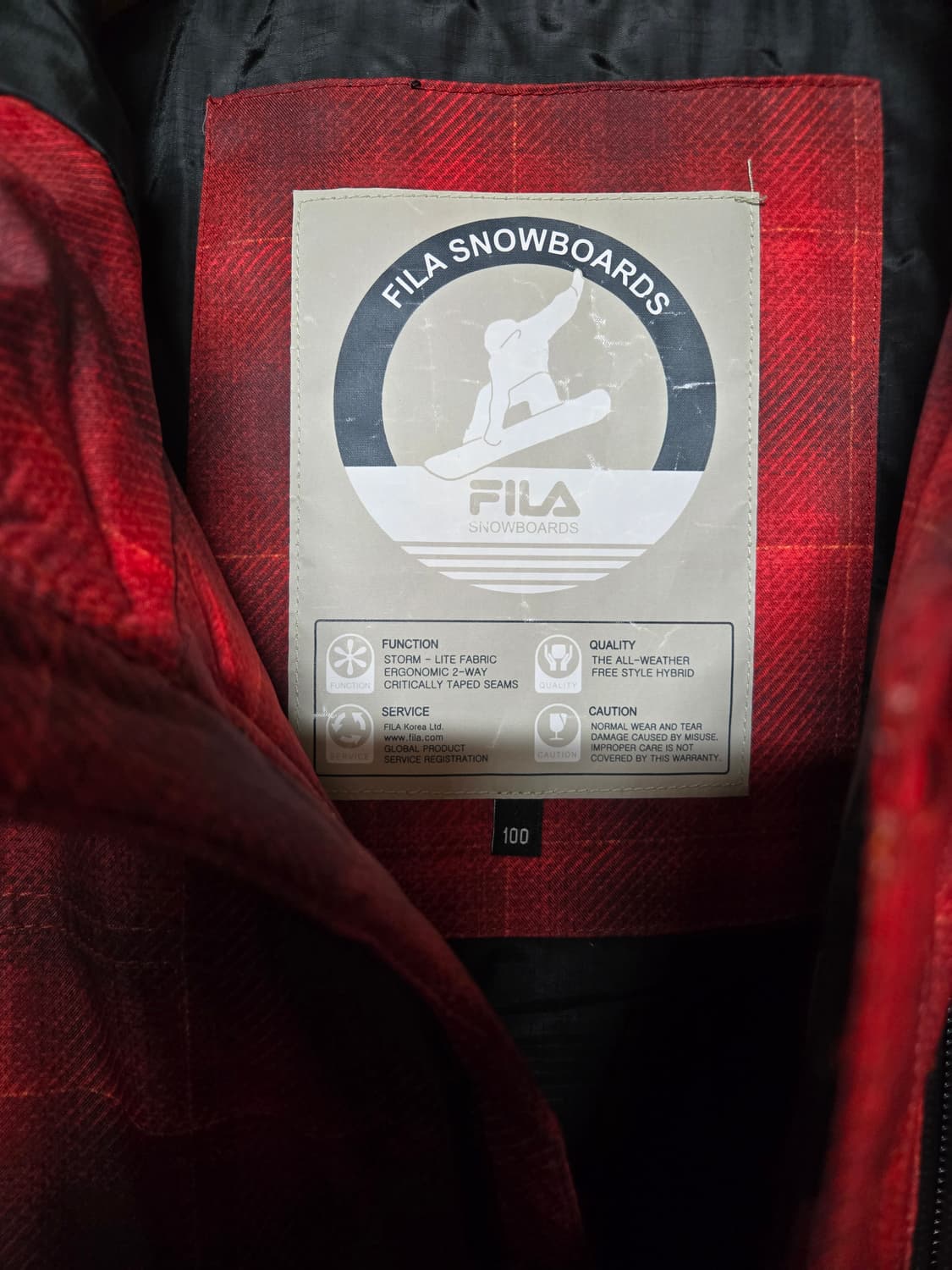 FILA 스키복 상하의 세트 (상의 100, 하의 85) 상품이미지4