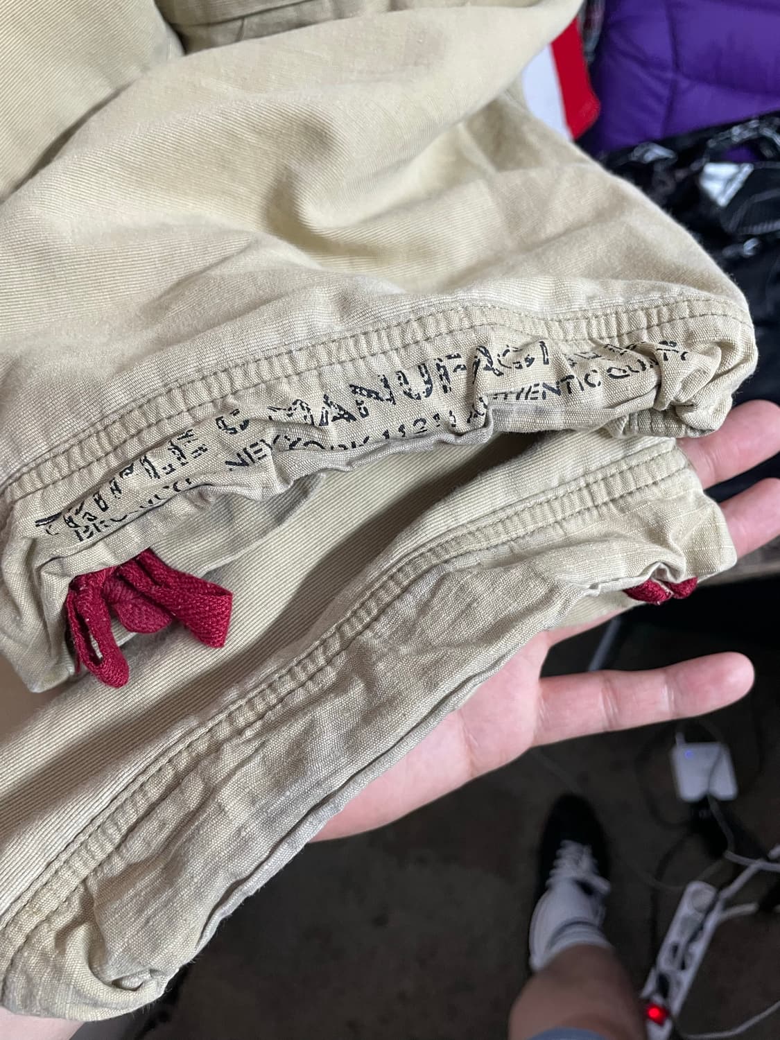 90s Triple five nyc 카고바지 상품이미지10