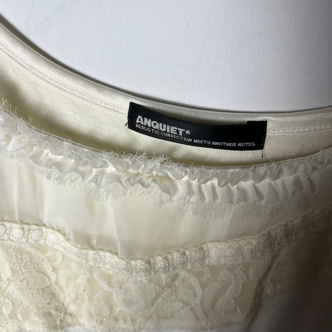 [Anquiet] 빈티지 레이어드 슬리브리스 상품이미지4