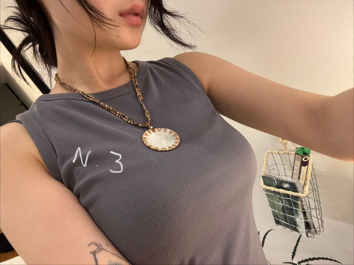 자개 빈티지목걸이 N.03 nacred necklace 상품이미지7