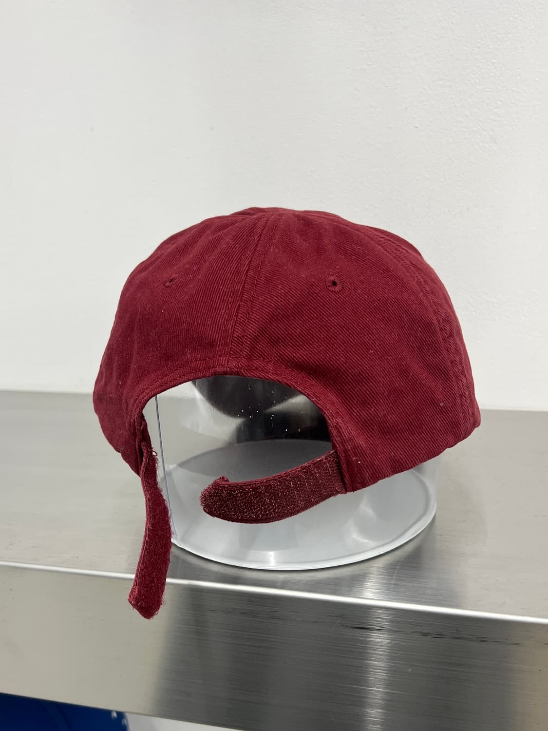 발렌시아가 버건디 바이저 볼캡 상품이미지5