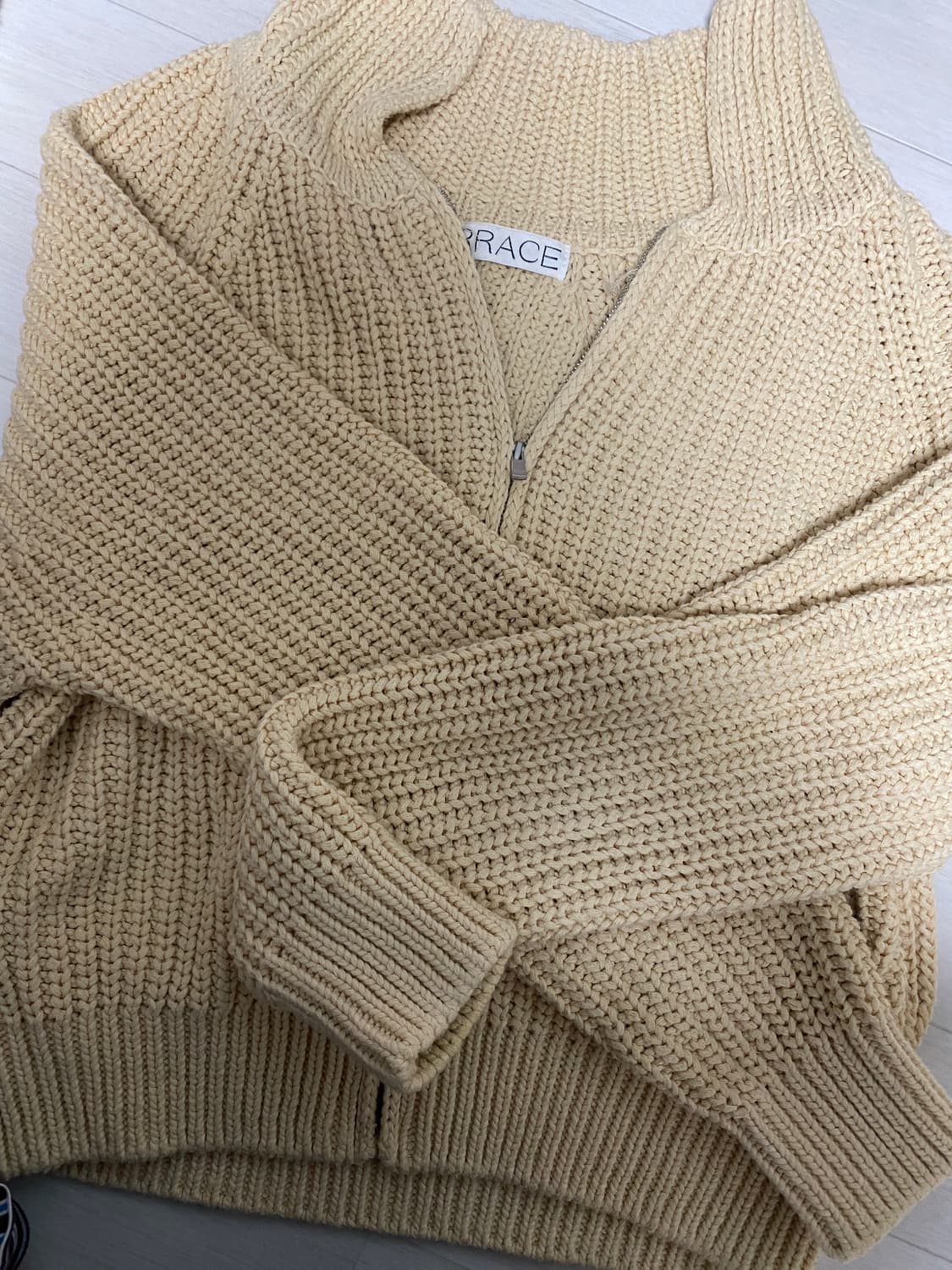 레이스 니트 가디건 상품이미지1