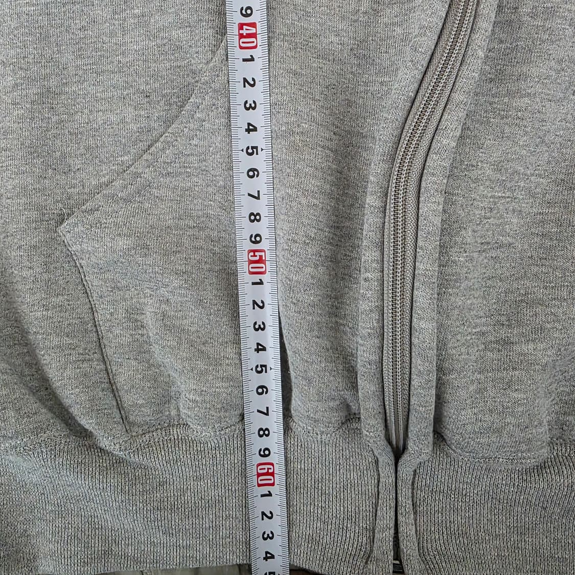 [L] 90s 러셀 애슬레틱 후드집업 헤더 그레이 나이스 컨디션 상품이미지7