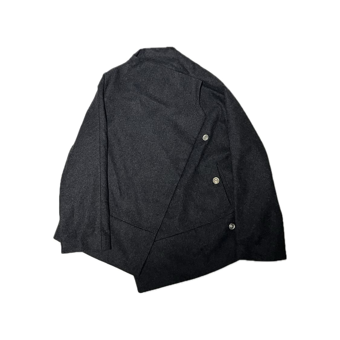 빈티지 언발란스 변형 울자켓 상품이미지1