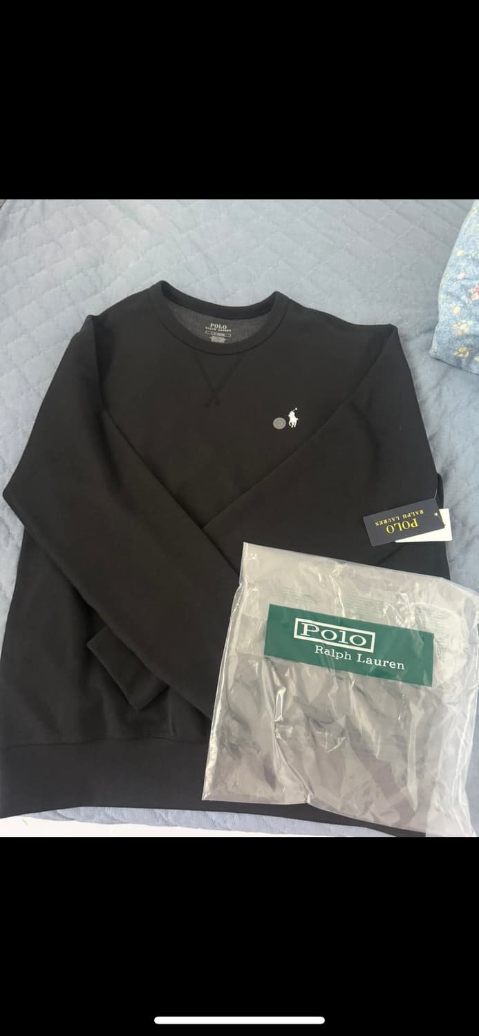 폴로 블랙 맨투맨 상품이미지1