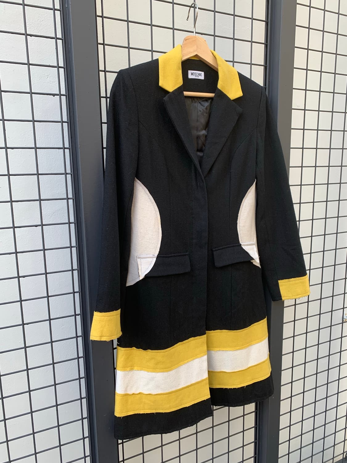 모스키노 컬러 블로킹 코트 상품이미지2