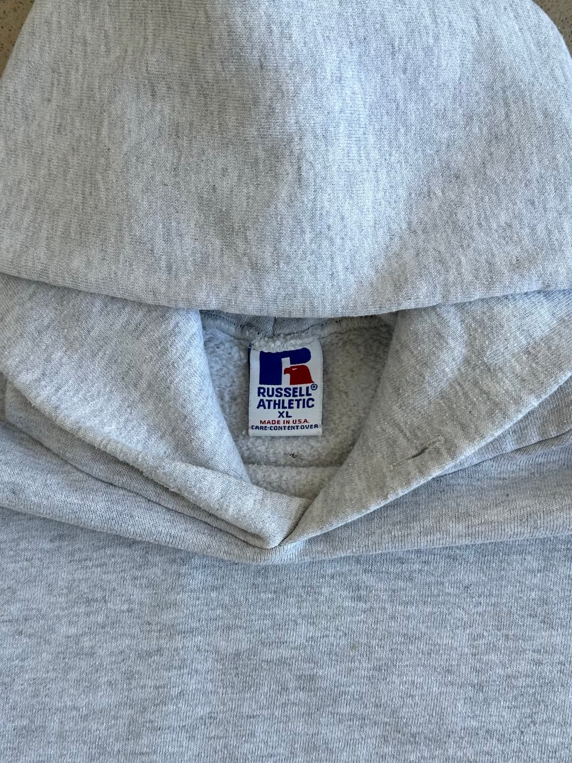 90s 빈티지 러셀 후드 그레이 XL USA 상품이미지3