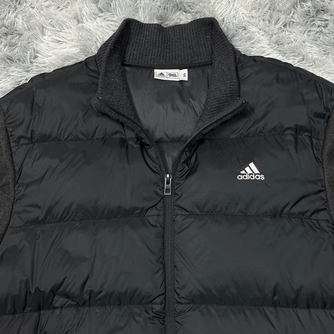 아디다스 골프 다운 니트집업 L 상품이미지2