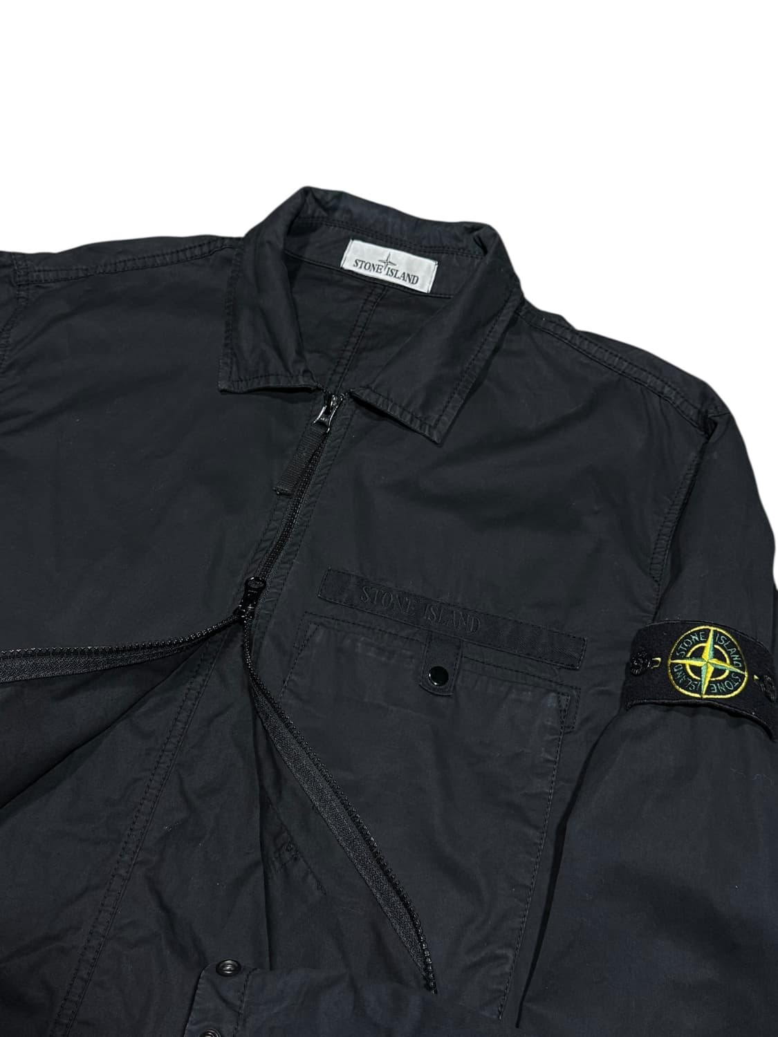 Stone Island 스톤아일랜드 22SS 수피마 코튼 오버셔츠 상품이미지3
