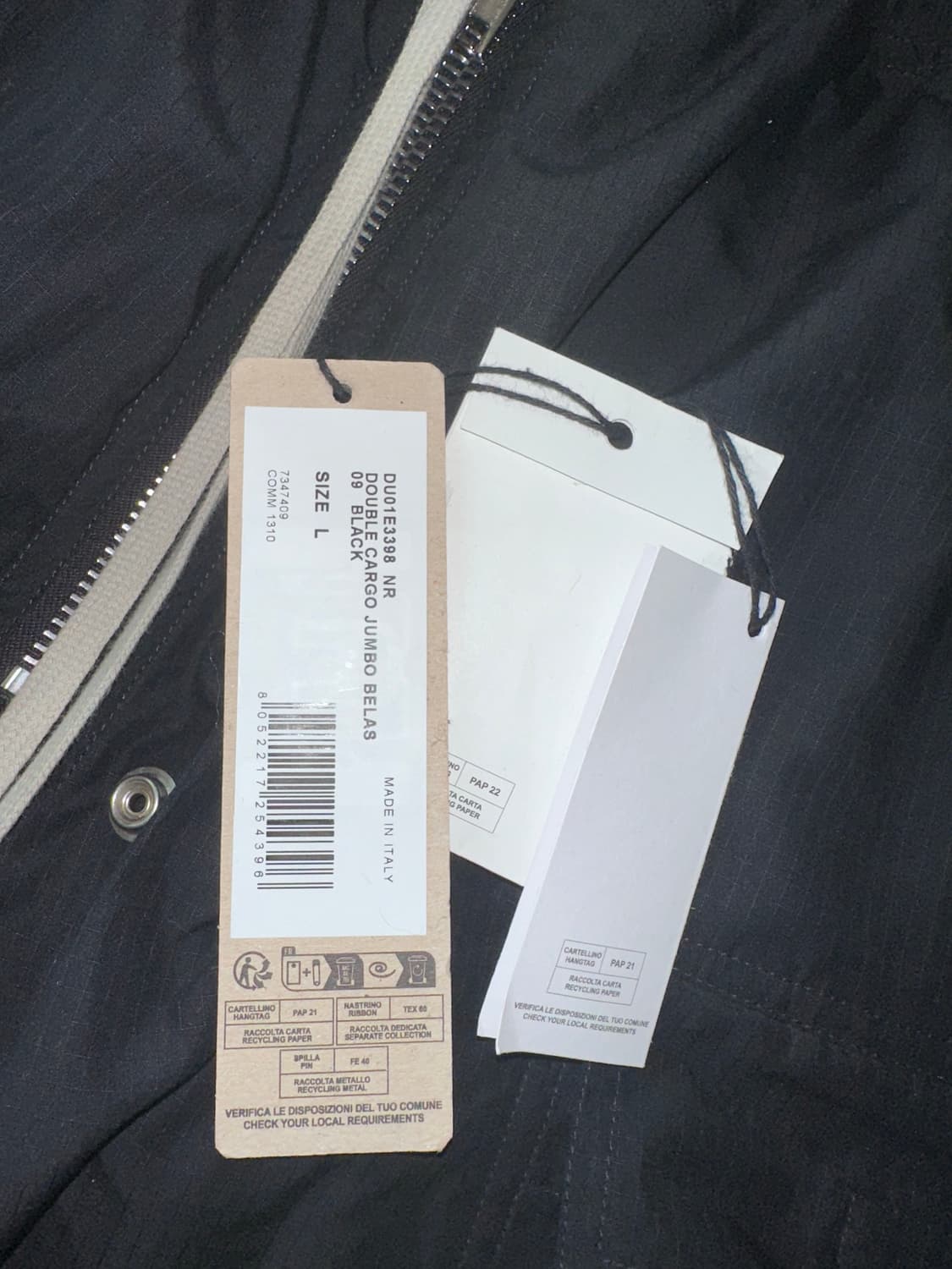 (L)릭오웬스 다크쉐도우 더블 카고 점보 벨라 팬츠 상품이미지7