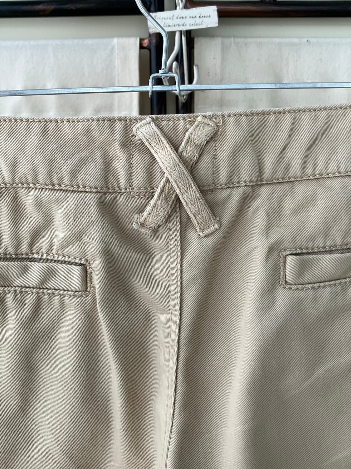 jpn vintage beige cross belt shorts 상품이미지6