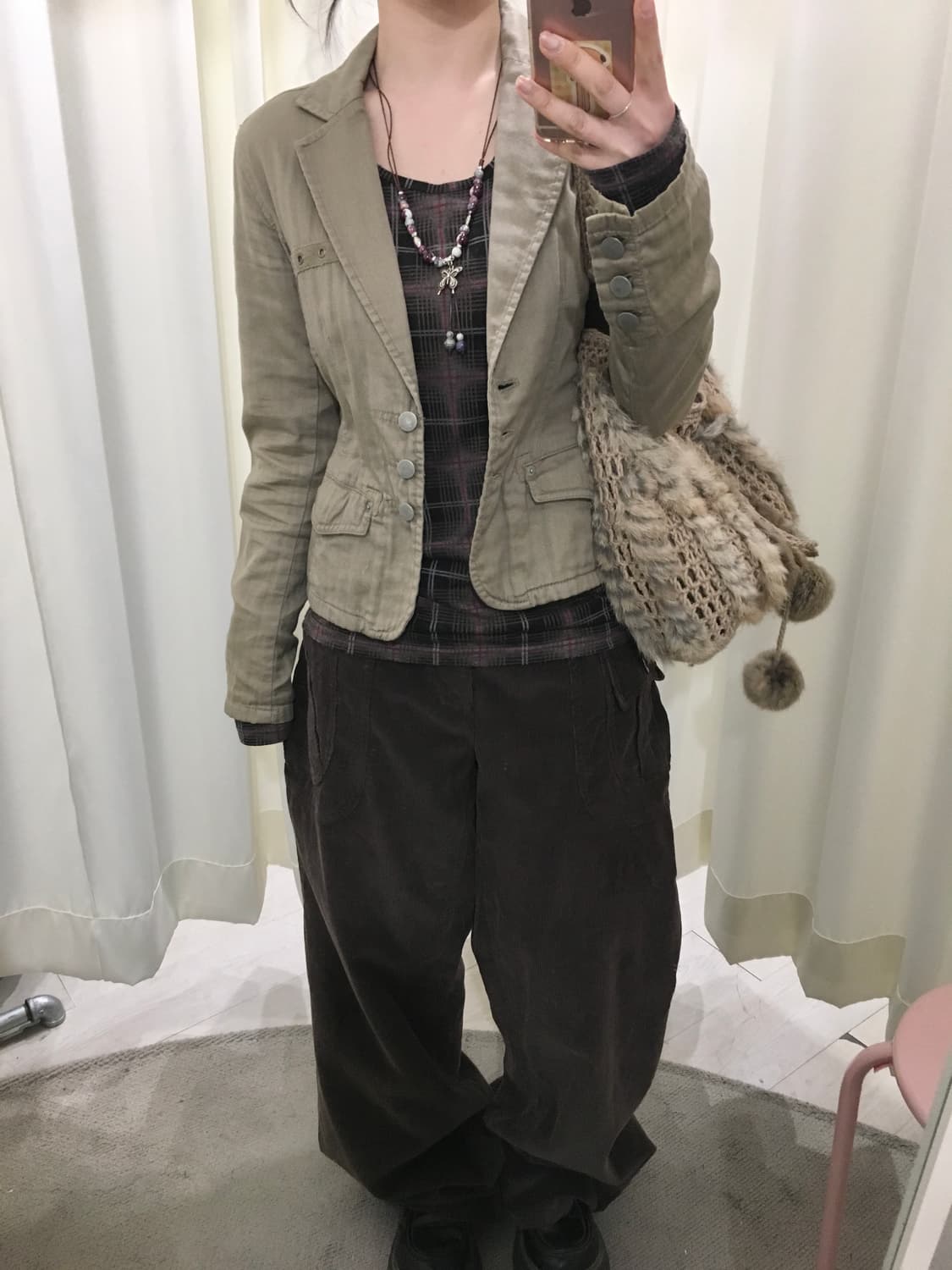 하이픈 월드 갤러리 체크 롱슬리브 상품이미지6