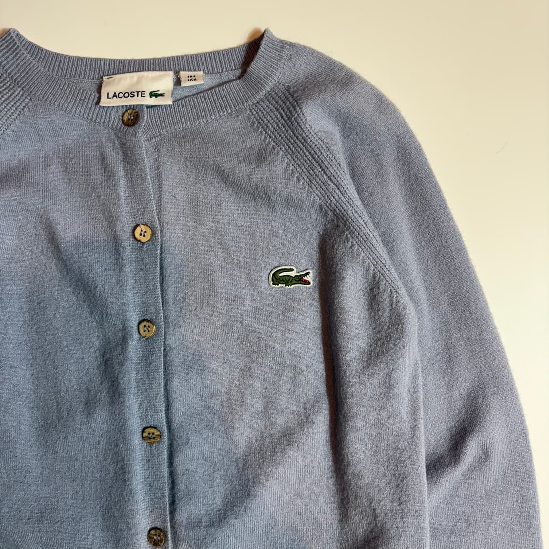 라코스테 연보라 울 니트 가디건  상품이미지2