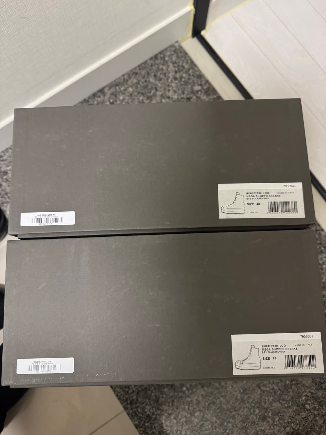 (40,41) 26ss 릭오웬스 메가범퍼 라몬즈 LCO 상품이미지1