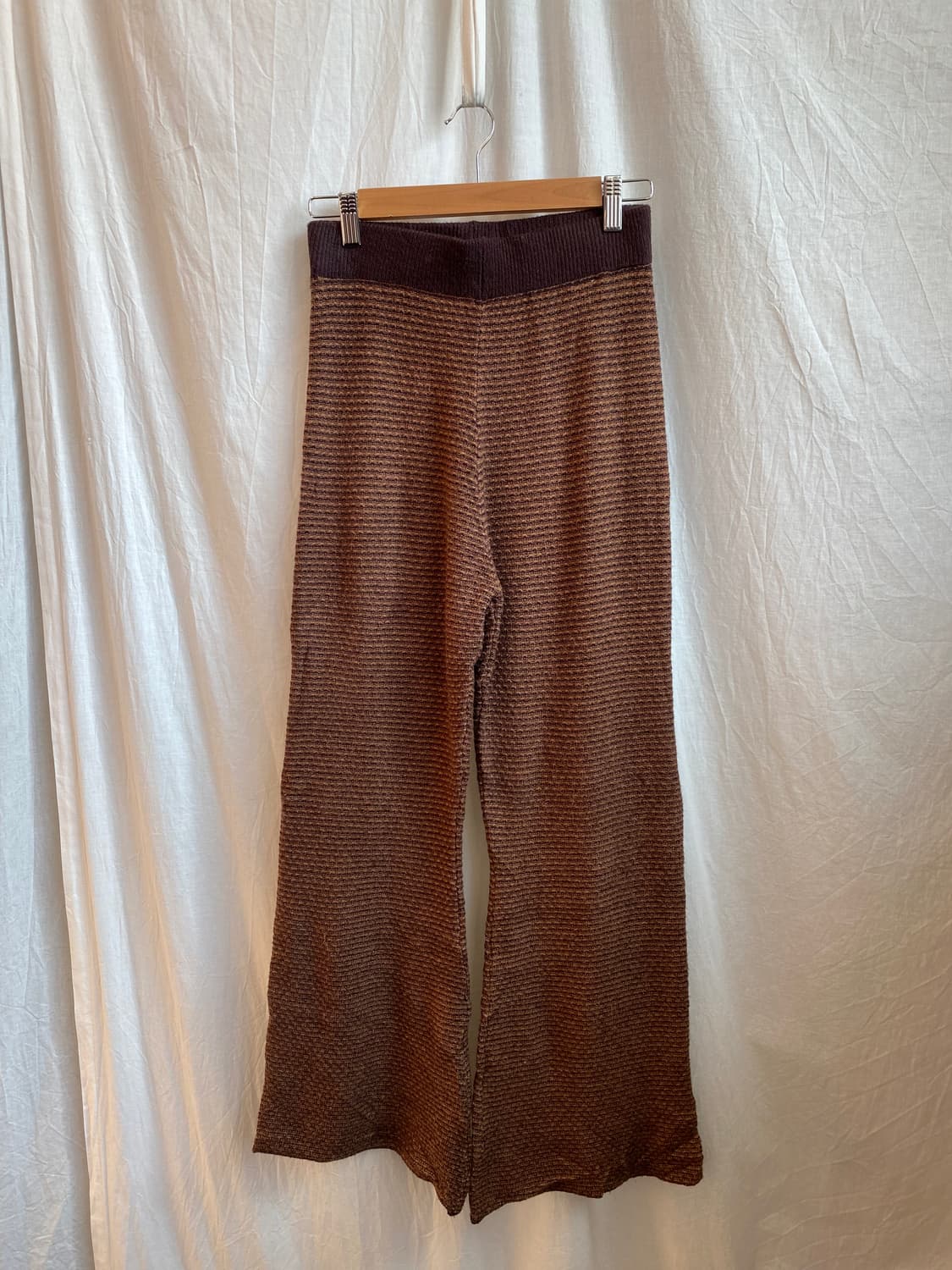 COEN 브라운니트밴딩팬츠(M) 상품이미지1