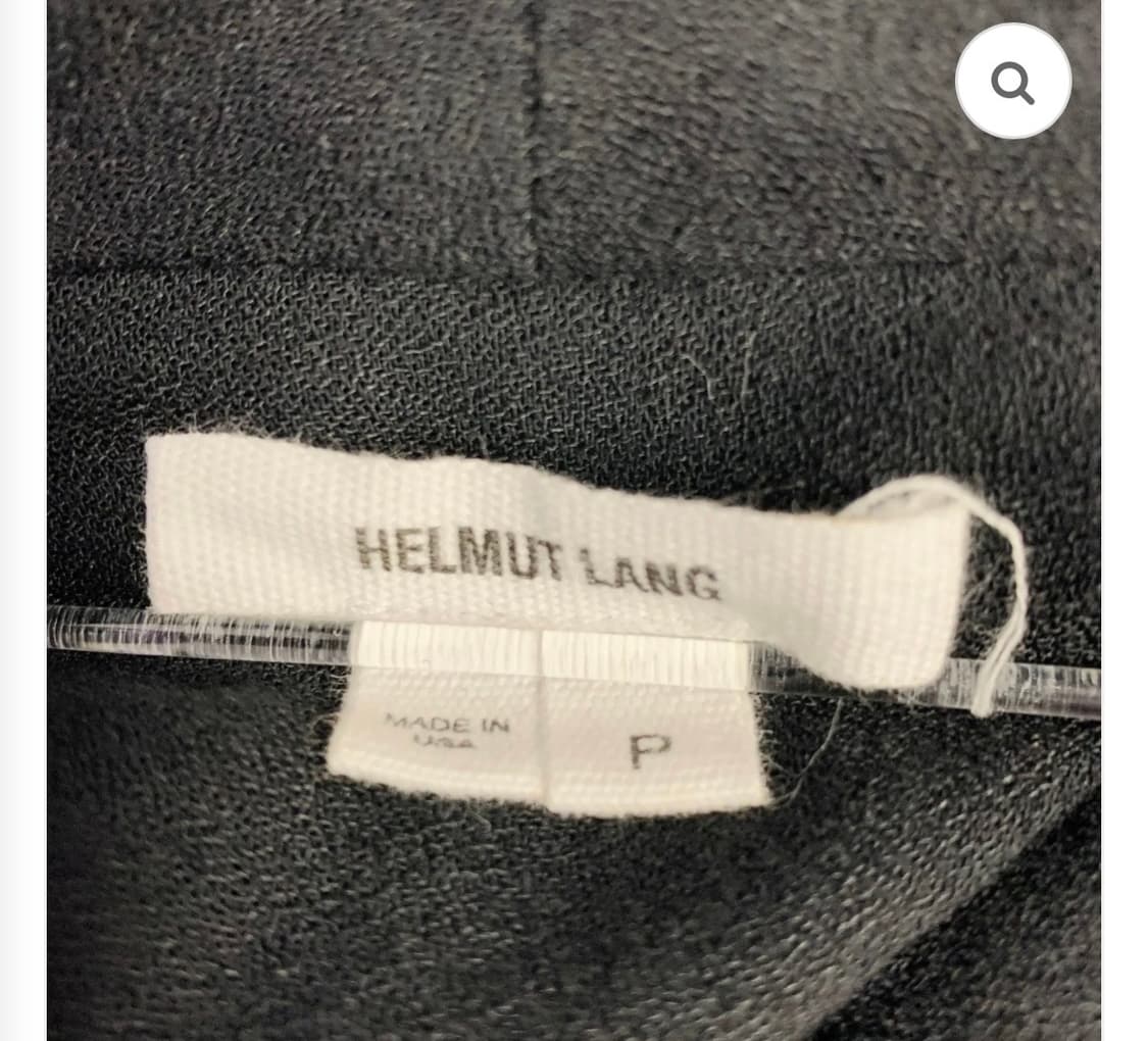 헬무트랭 드레이프 레더 블라우스 판매 상품이미지4