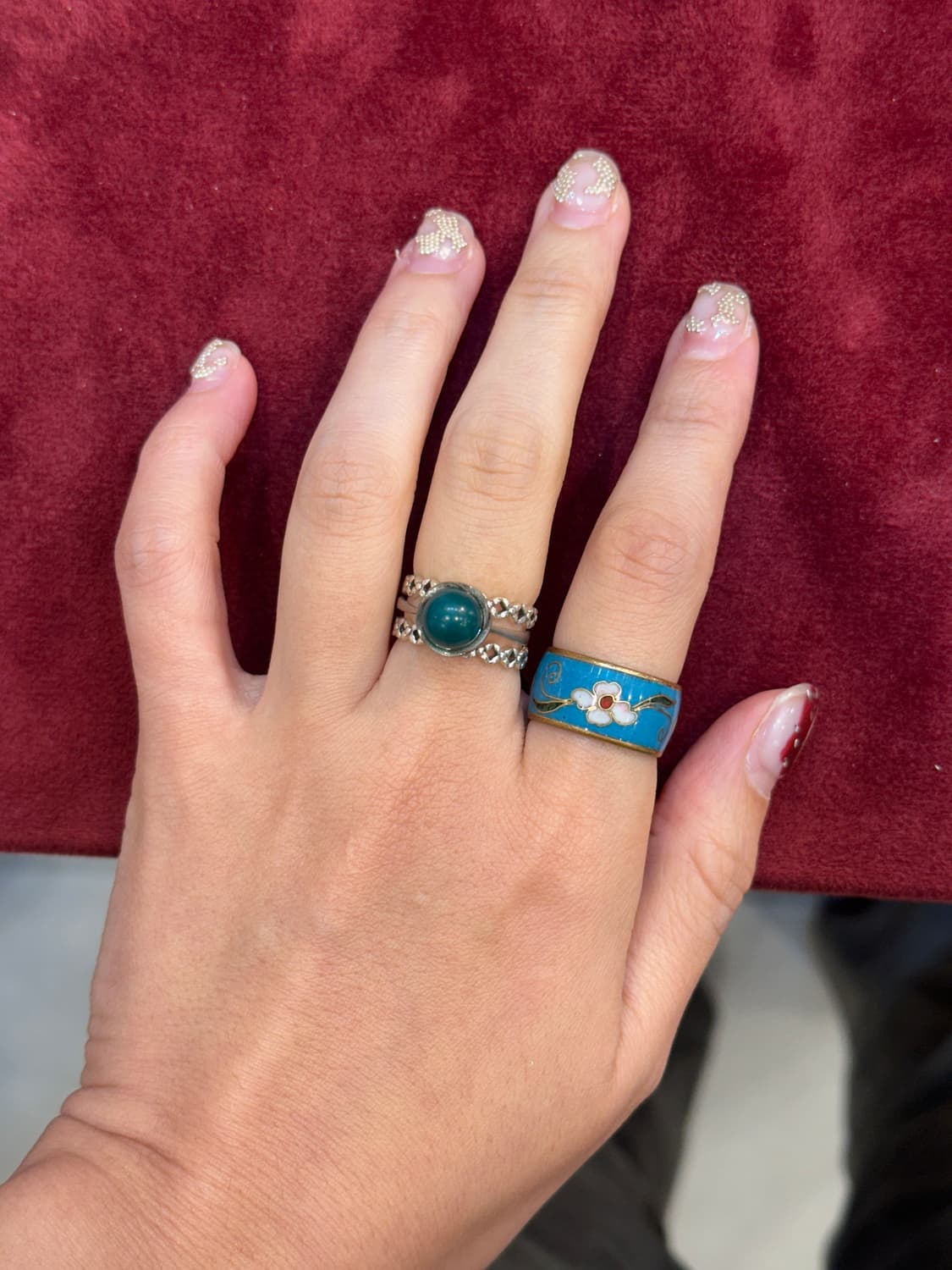 Vintage 七寶 ring 빈티지 칠보 반지 상품이미지8