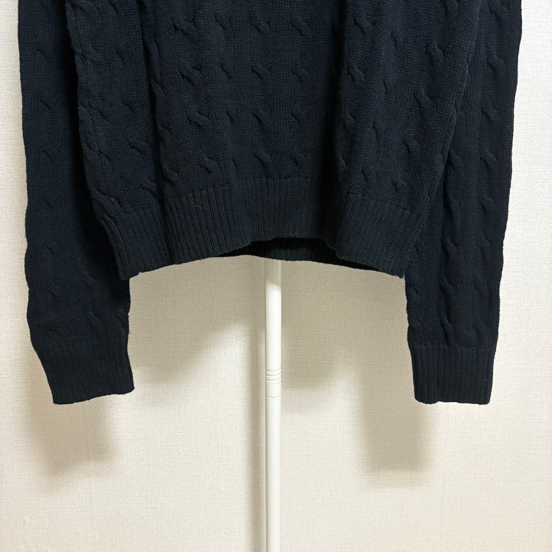 폴로 랄프로렌 케이블 니트 / 블랙, L 상품이미지3