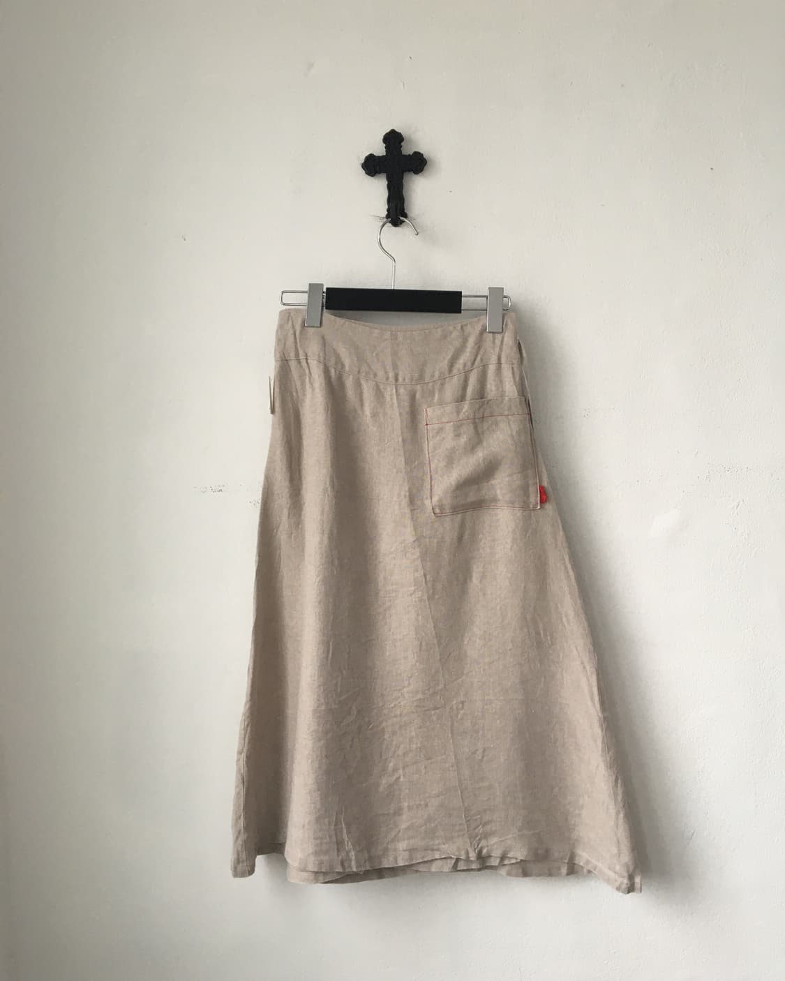 Belted wrap long skirt 상품이미지2