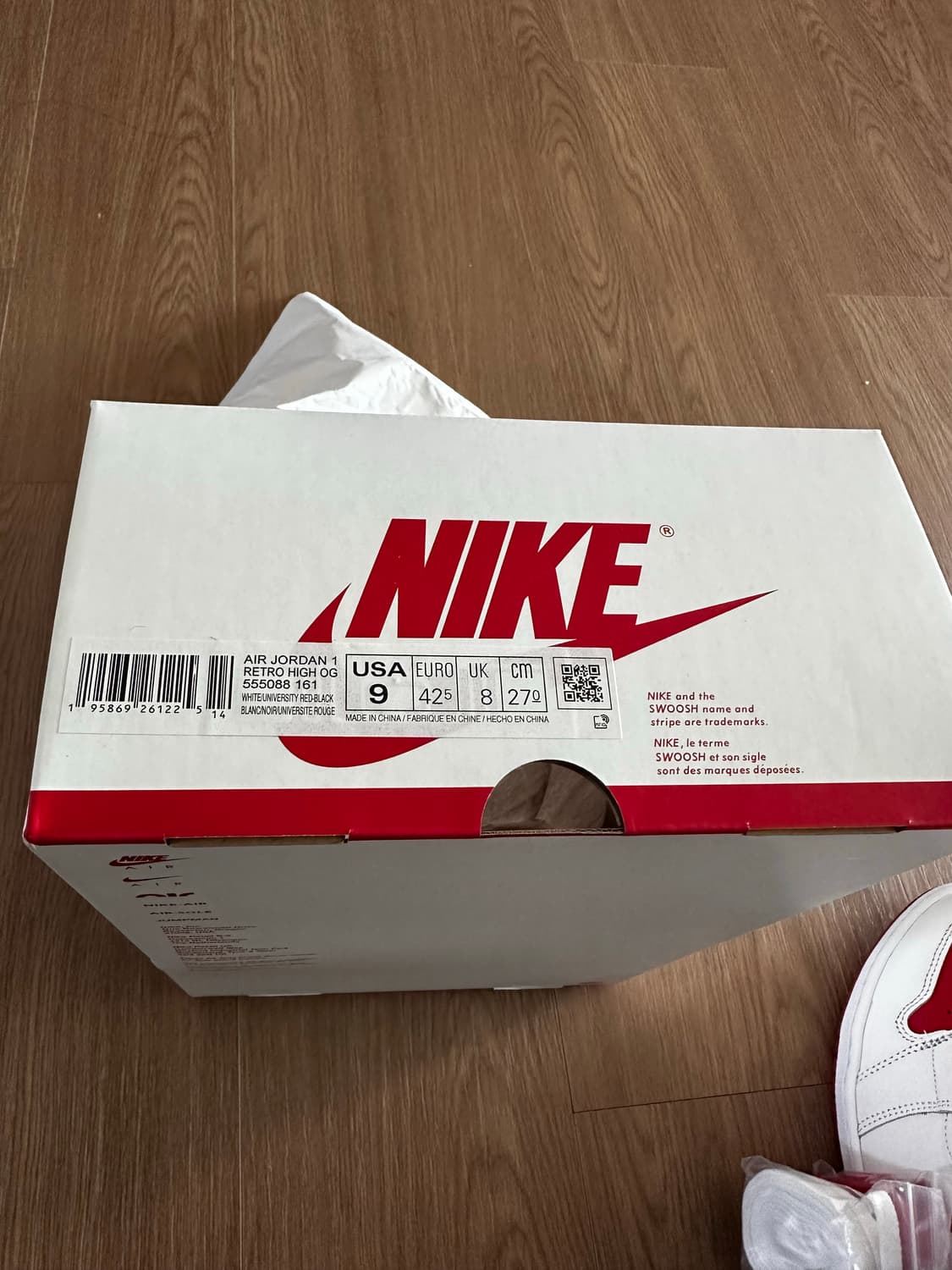 나이키 조던1 레트로 하이 og 270 상품이미지2