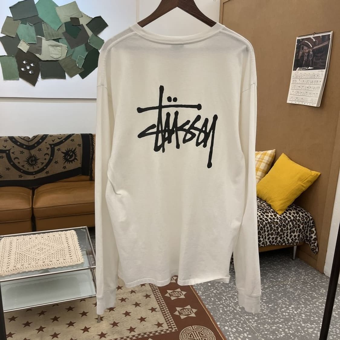 스투시 스트릿 힙합 빅로고 백프린팅 롱슬리브 XL C10269 상품이미지4