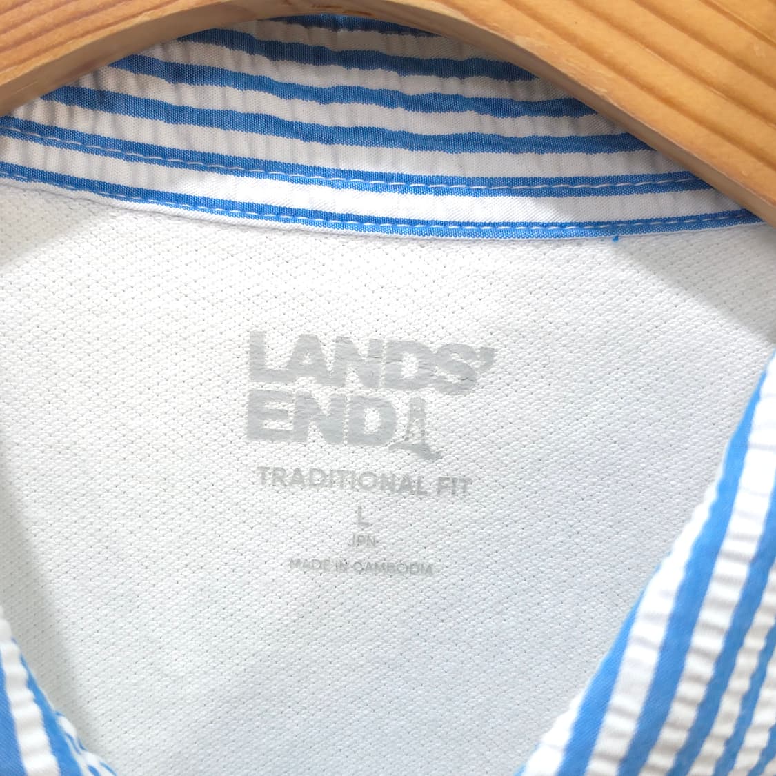 일본판 LANDS' END 판팔 카라티- L 상품이미지8